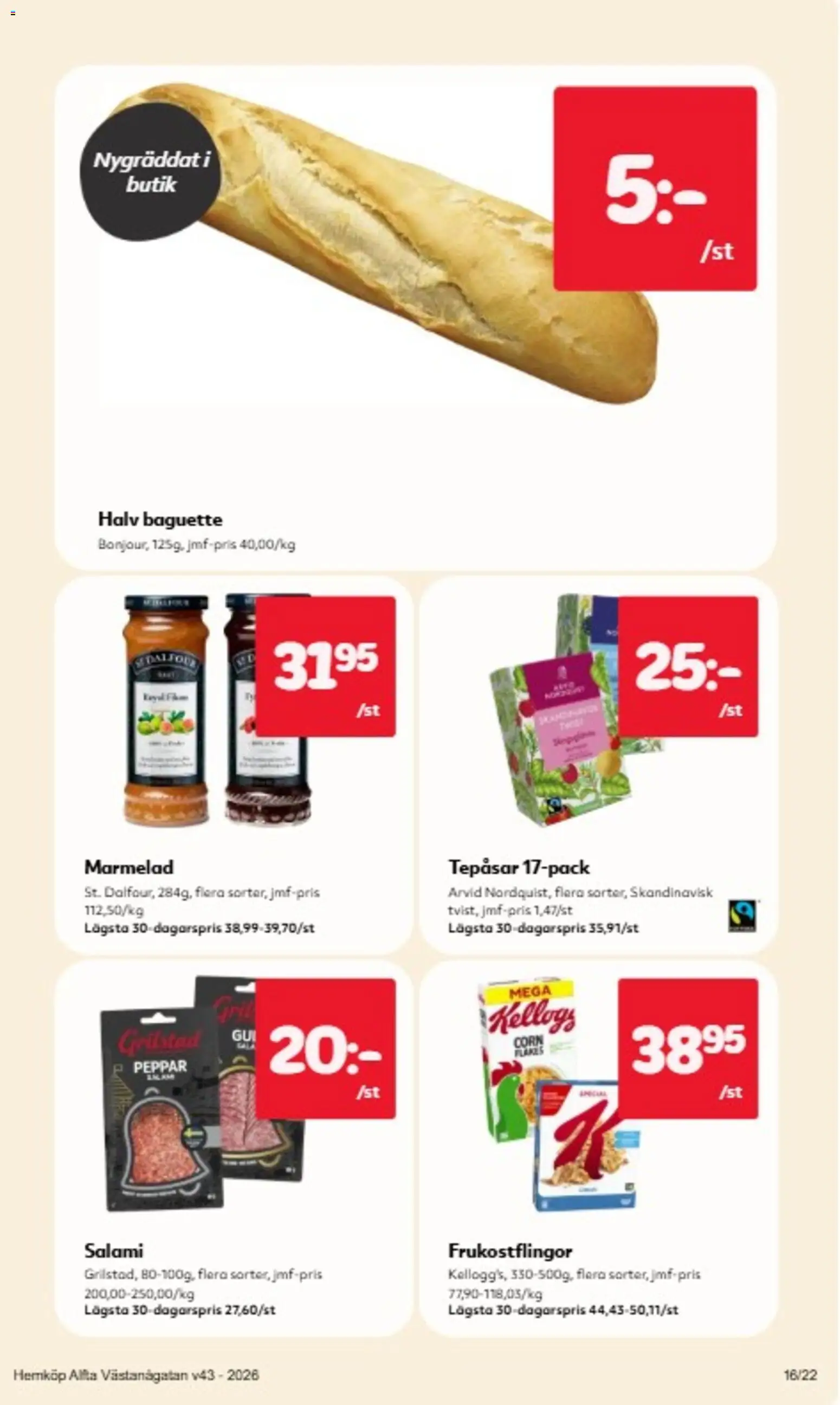 Hemköp erbjudanden Reklamblad in Sverige