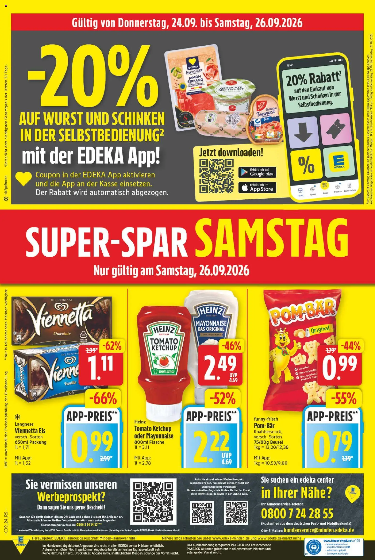 E center Prospekt Prospekt in Deutschland