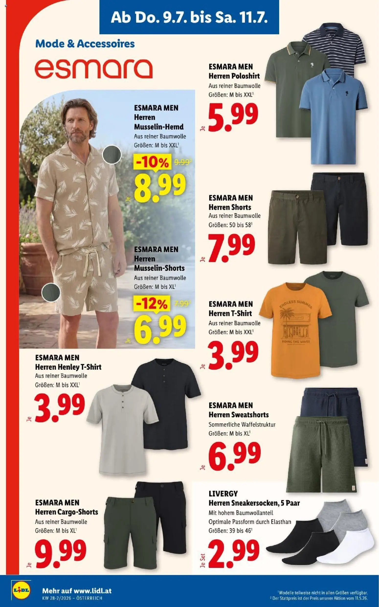 Jetzt sparen im Lidl - Flugblatt | 09.07.2026 ✳️ Angebote ab Donnerstag | Österreich