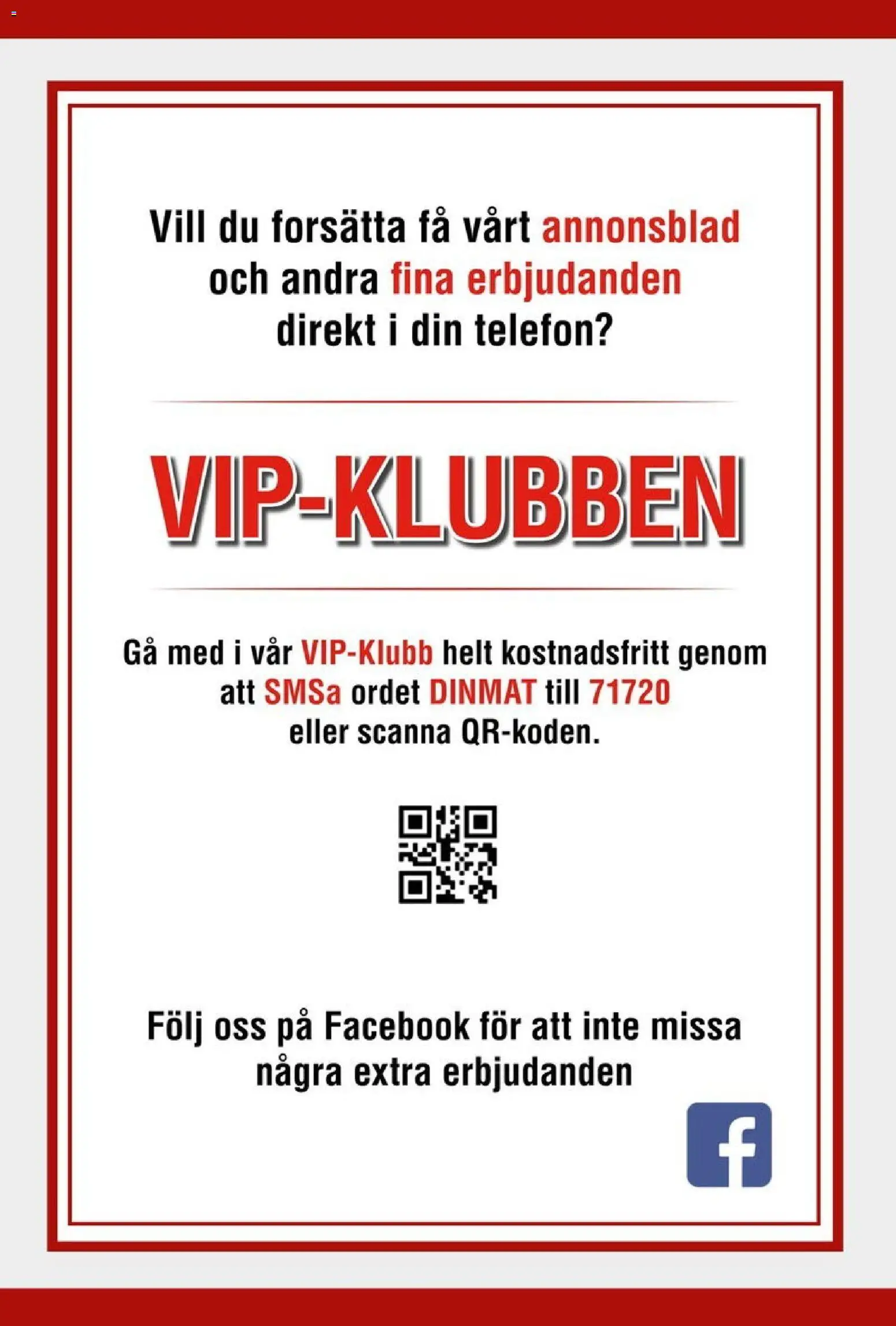Din Mat erbjudanden Reklamblad in Sverige