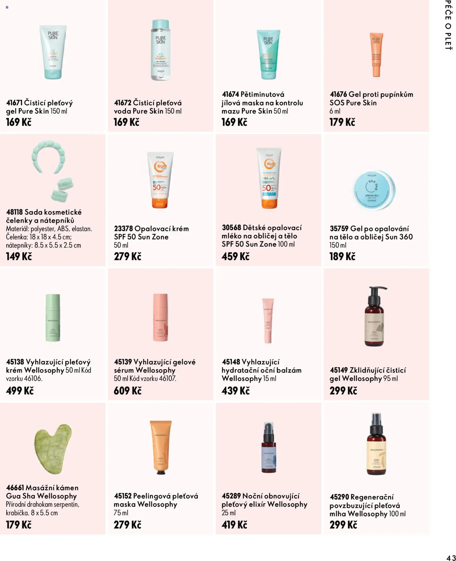 Oriflame katalog Novage+ Proceuticals Leták in Česko