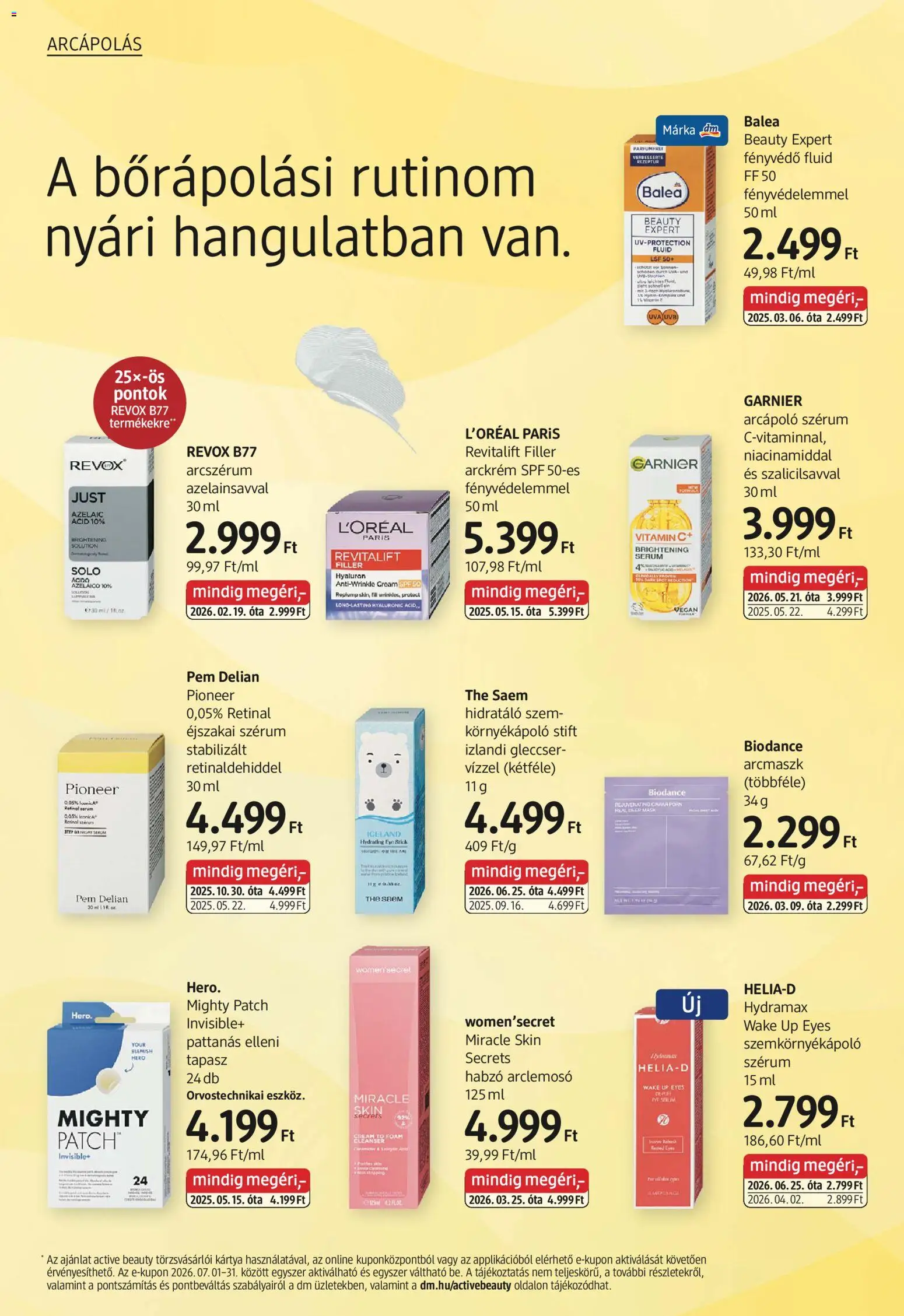 DM Drogerie Markt Akciós Újság 2026.07.02.-tól/töl - fantasztikus ajánlatokat! 🛍️ | Magyarország