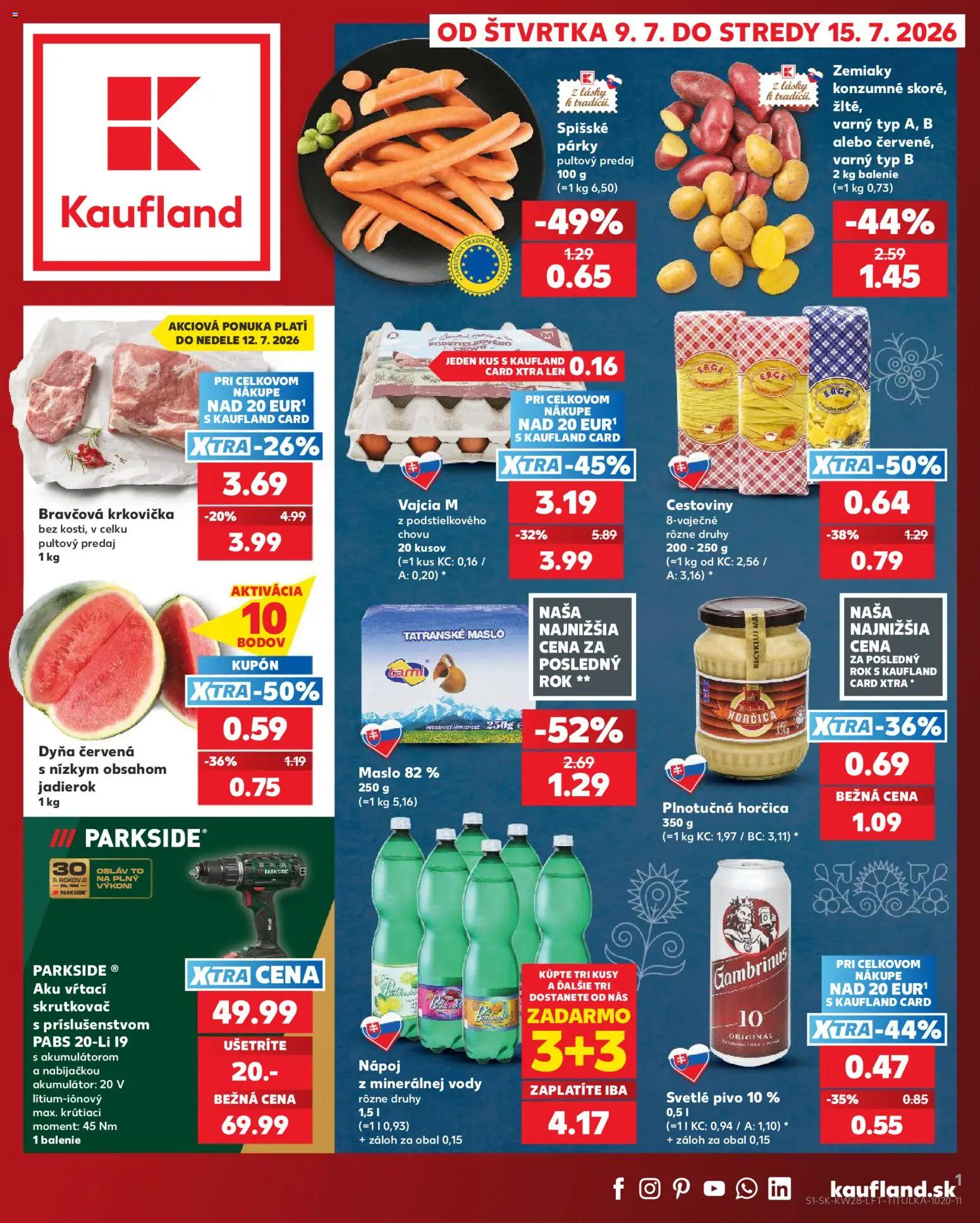 Kaufland SK Akciós Újság 2026.07.09.-tól/töl - fantasztikus ajánlatokat! 🛍️ | Magyarország