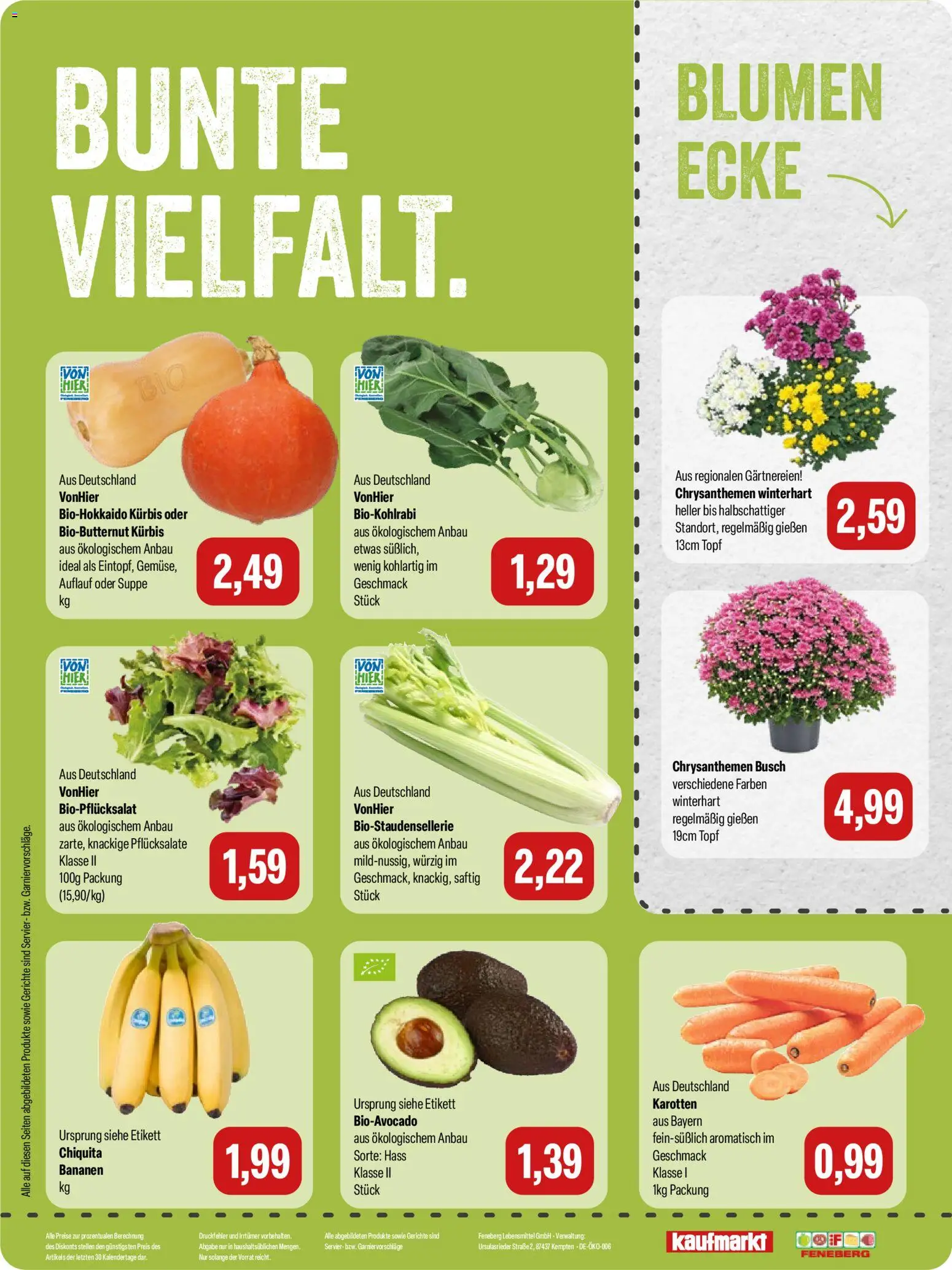 Feneberg Angebote Prospekt in Deutschland