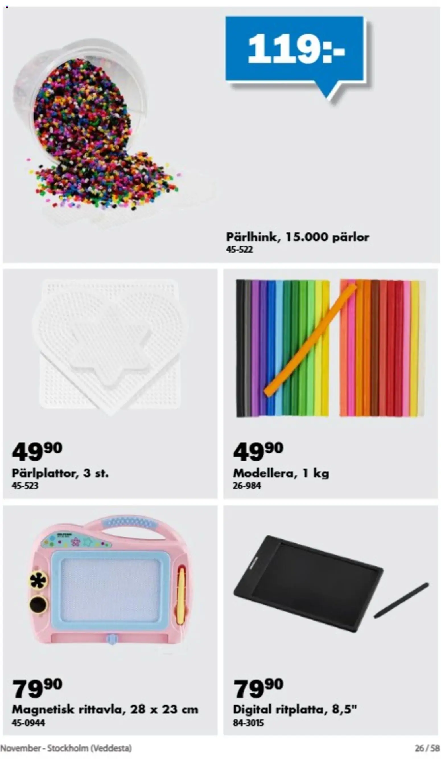Biltema erbjudanden November Reklamblad in Sverige