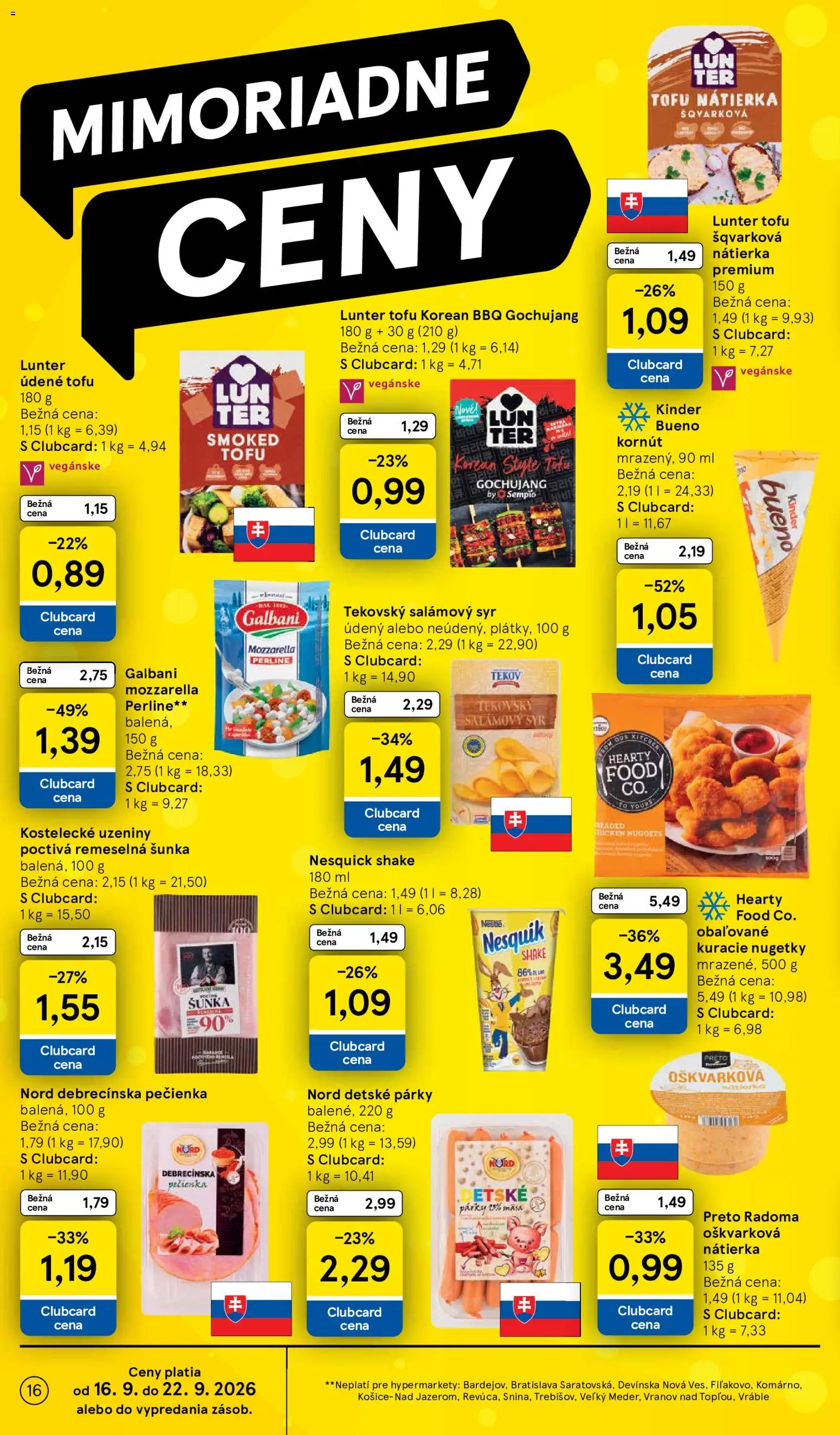 Tesco Hypermarket - leták Leták in Slovensko