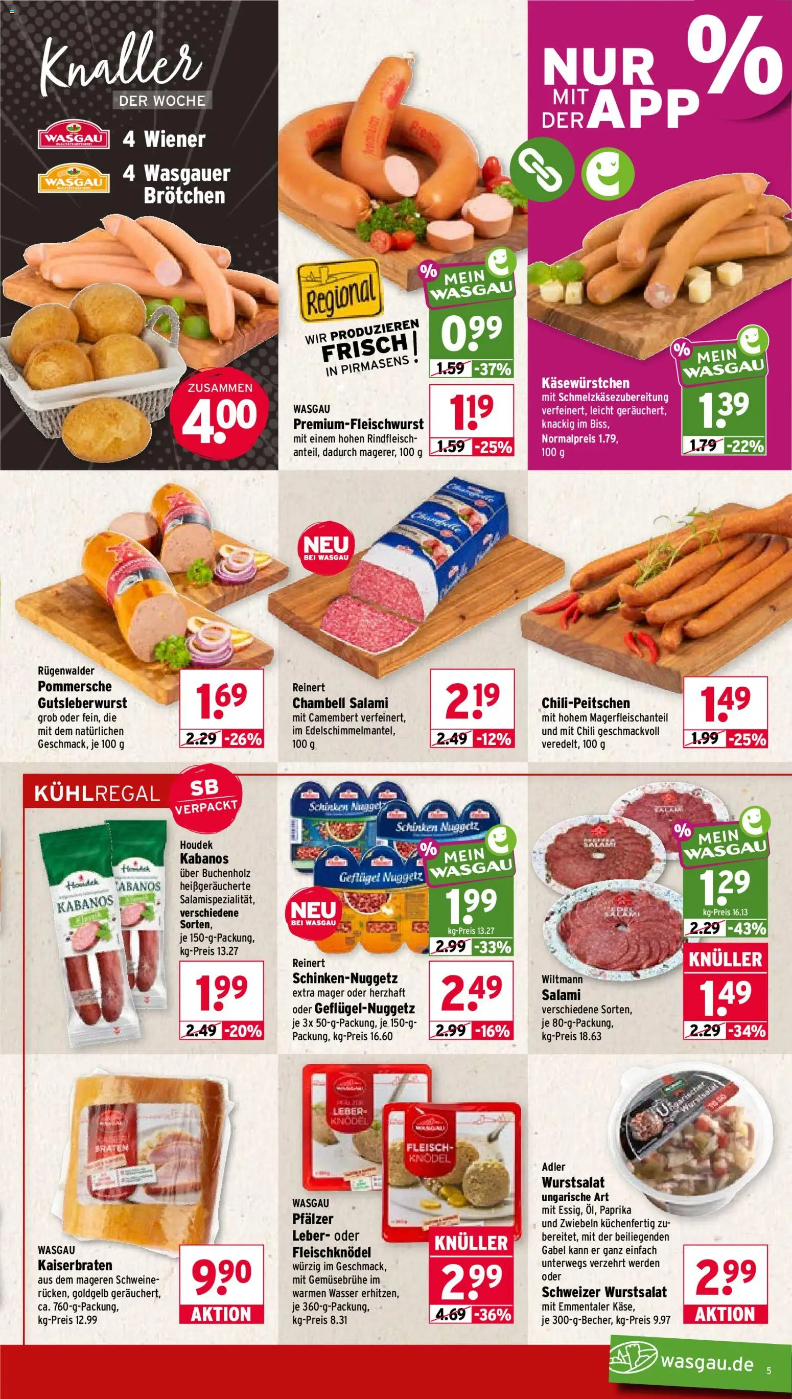 Wasgau Prospekt Prospekt in Deutschland