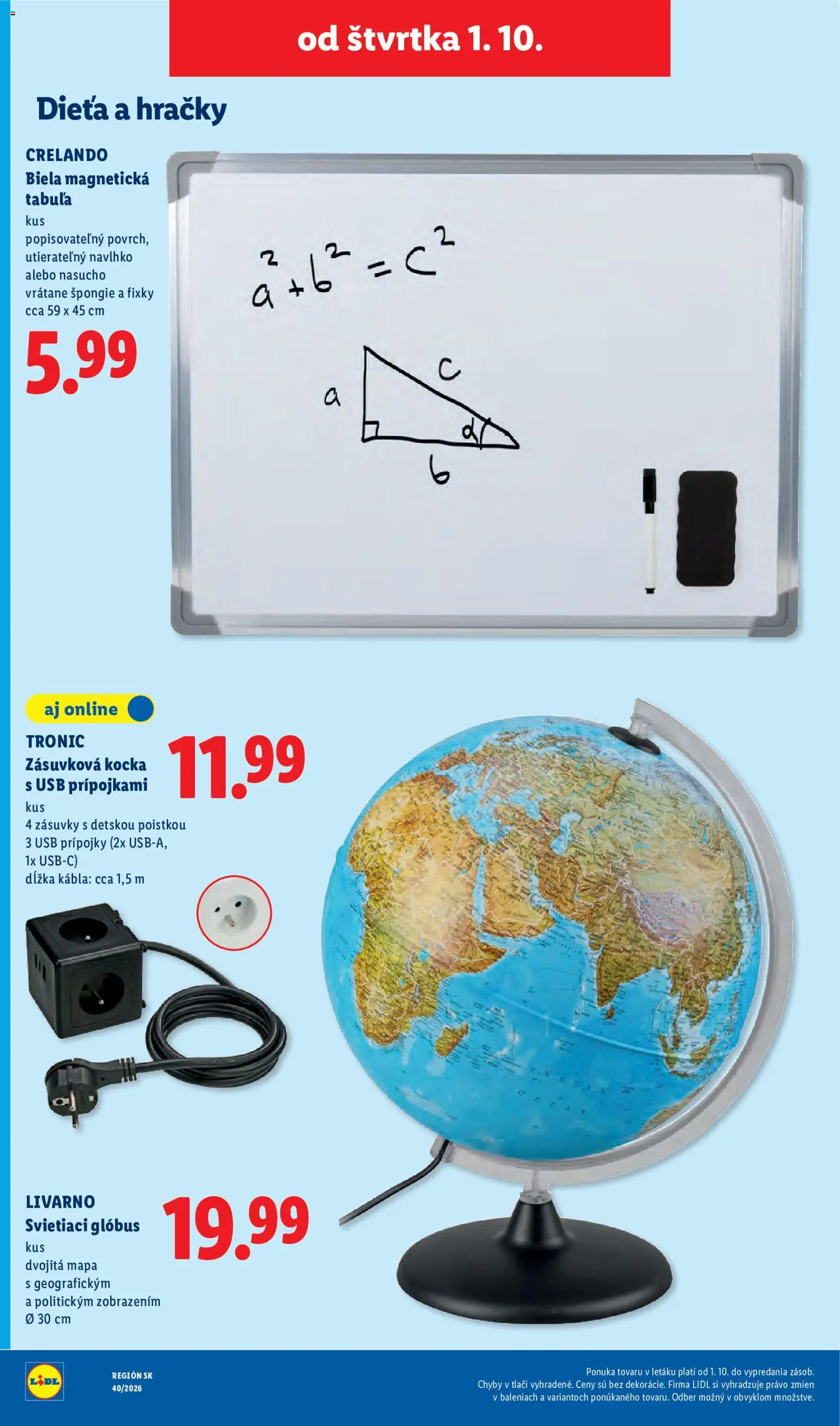 Lidl leták Leták in Slovensko