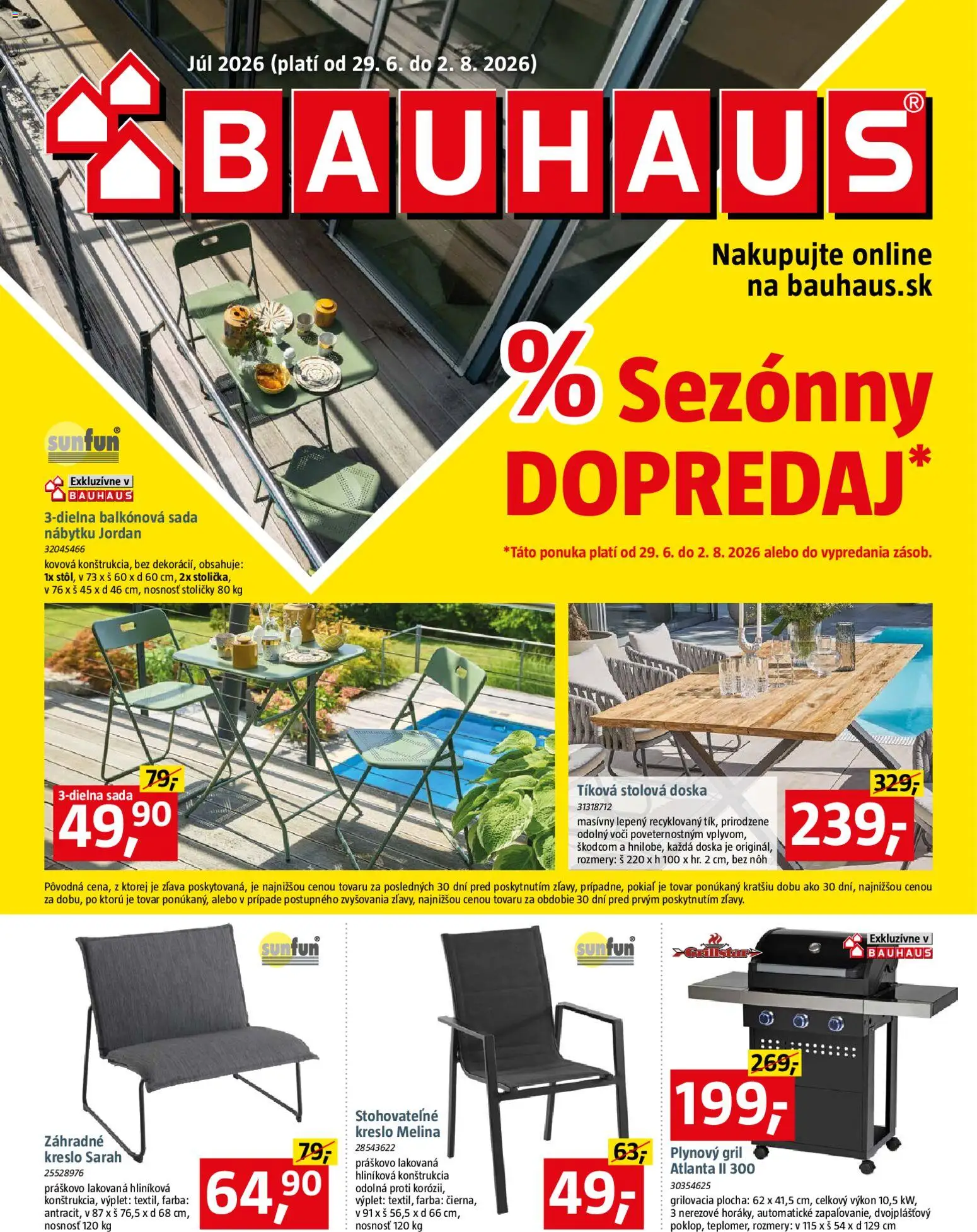 Bauhaus leták od 29.06.2026 » Pozrite si limitované zľavy a ušetrite ešte dnes! | Slovensko