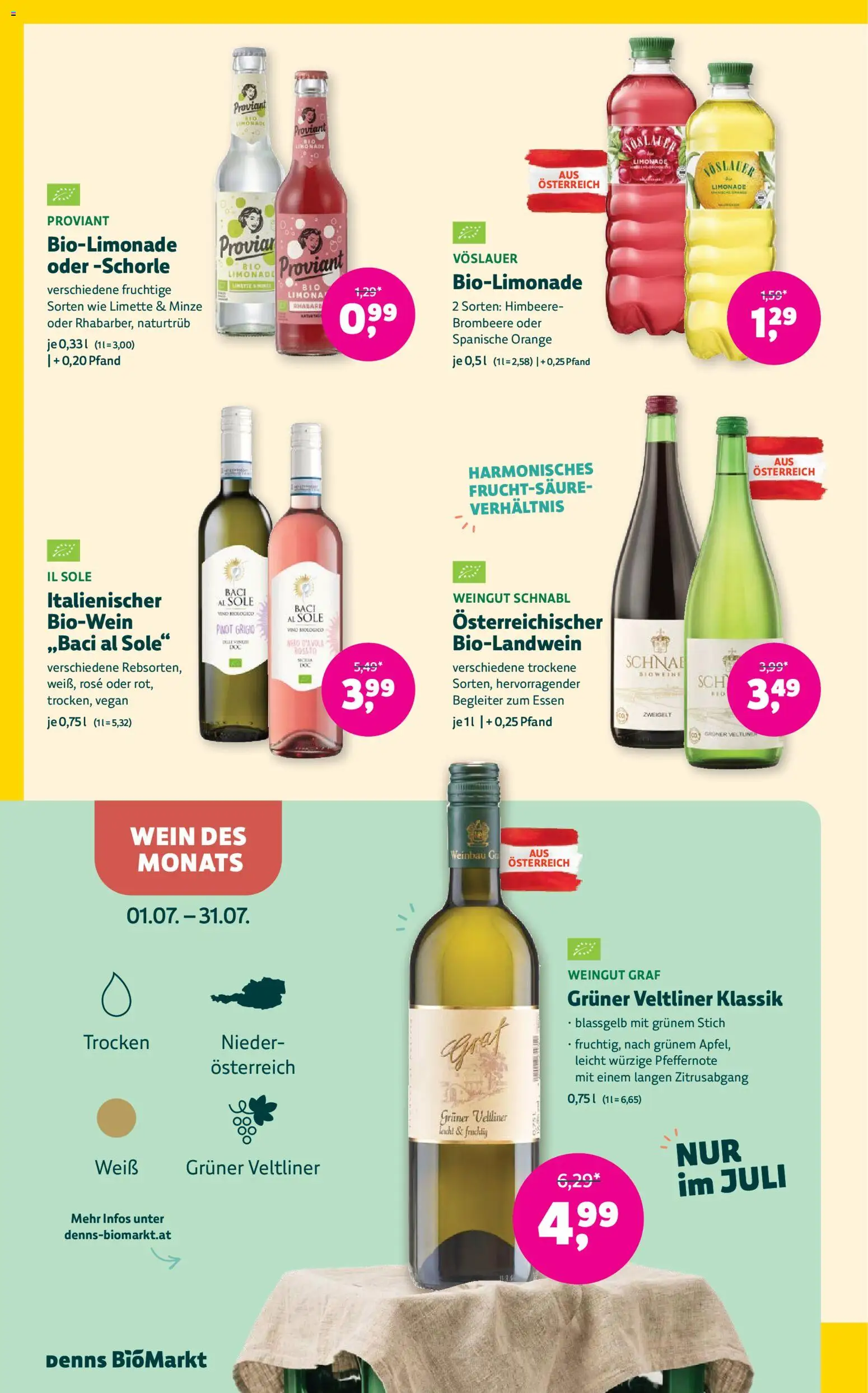 Die besten Angebote | Denns BioMarkt Angebote ab 01.07.2026 | - Jetzt stöbern! | Österreich