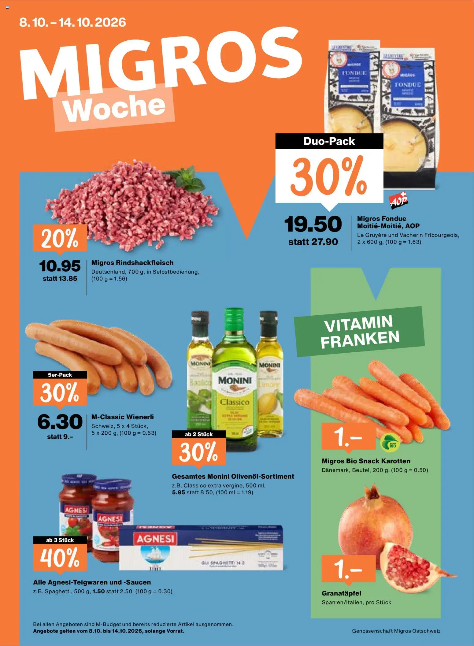 Migros aktionen Prospekt in Schweiz
