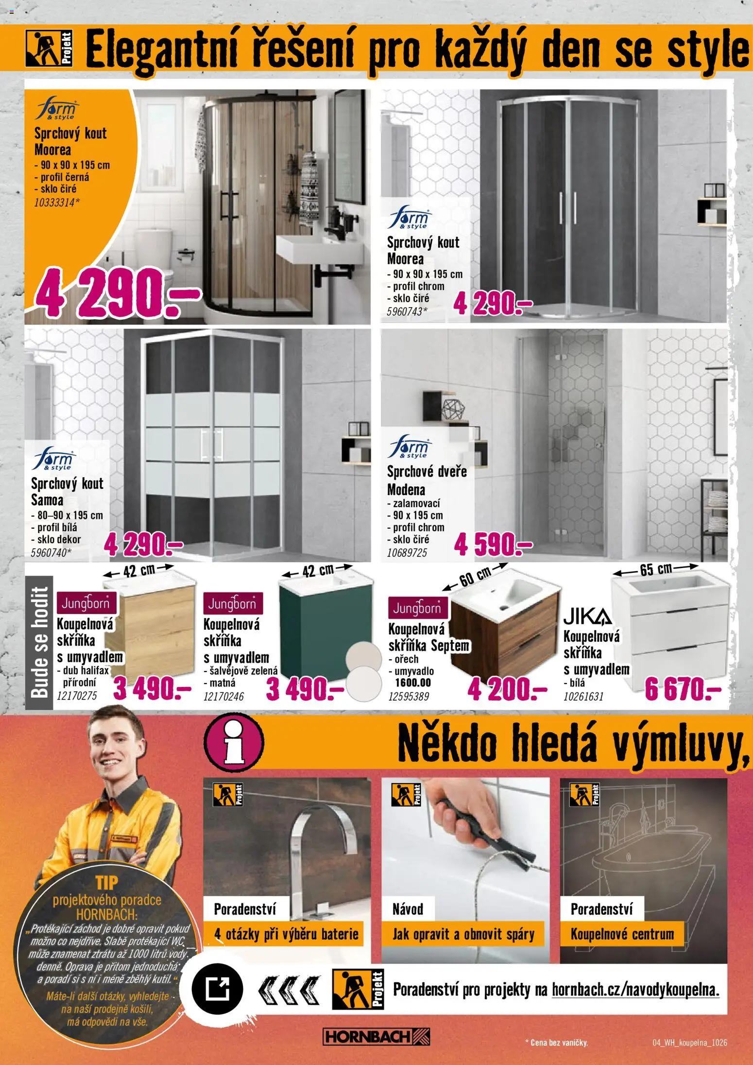 HORNBACH leták - Koupelna Leták in Česko