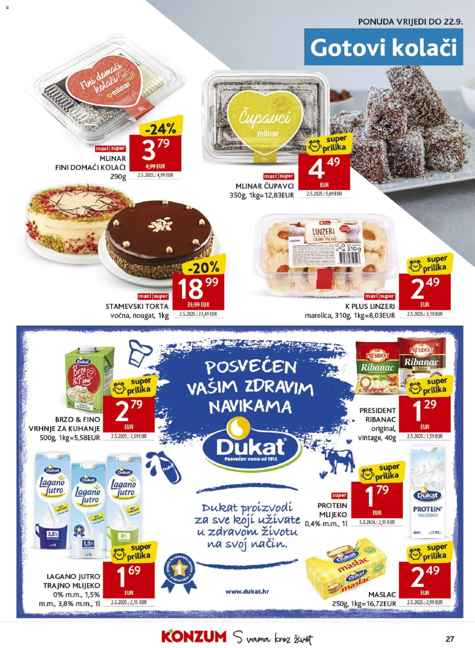 Konzum HR akciós újság Akciós újság in Magyarország