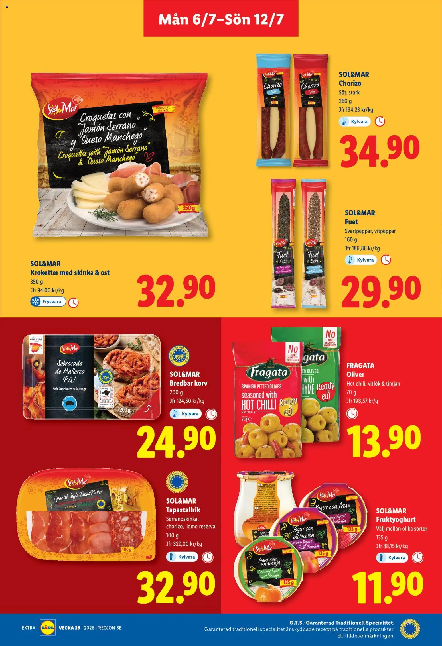 Nuvarande Lidl erbjudanden från 📣 06/07/2026 - 12/07/2026 📣 | Sverige