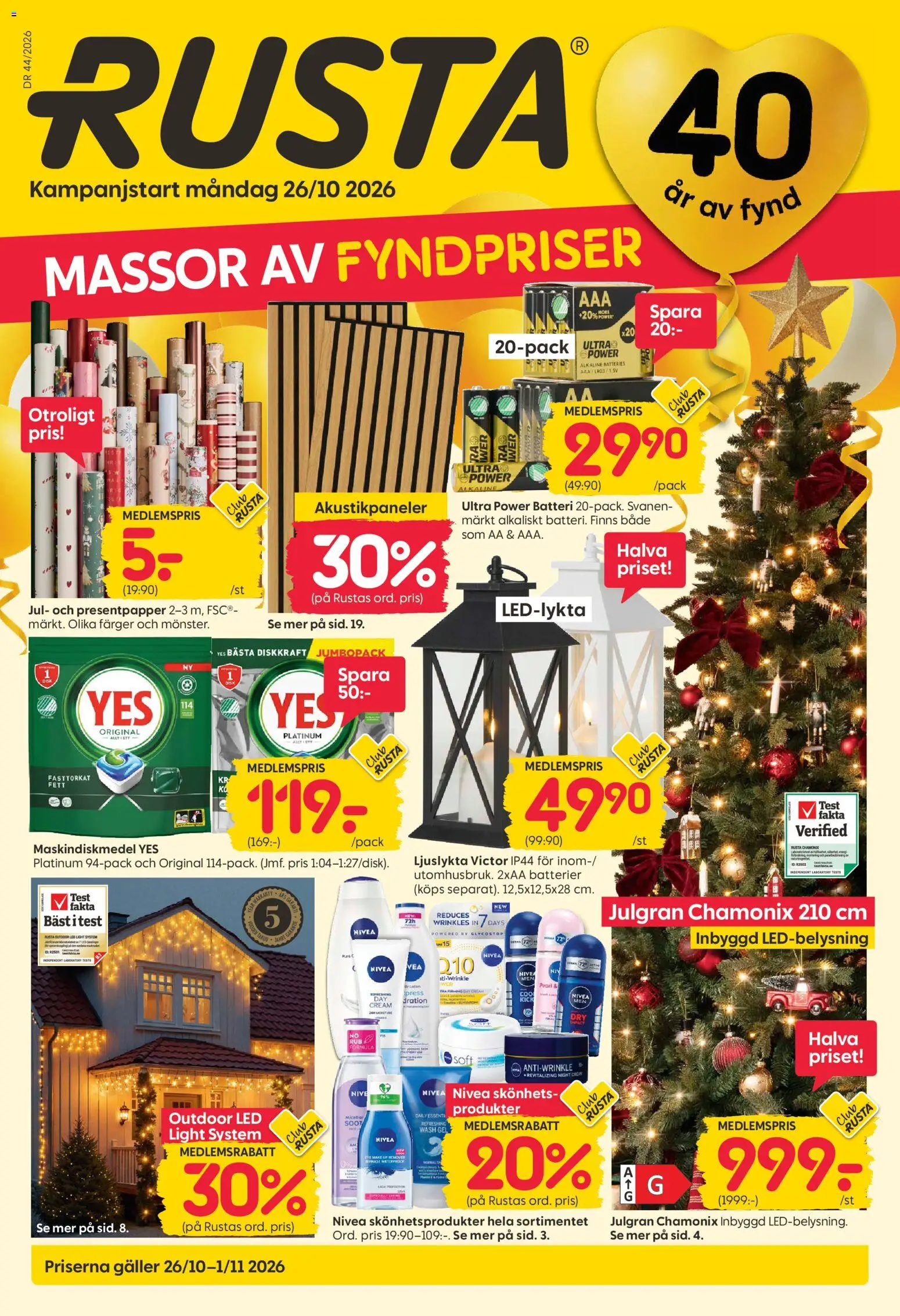 Rusta erbjudanden Reklamblad in Sverige