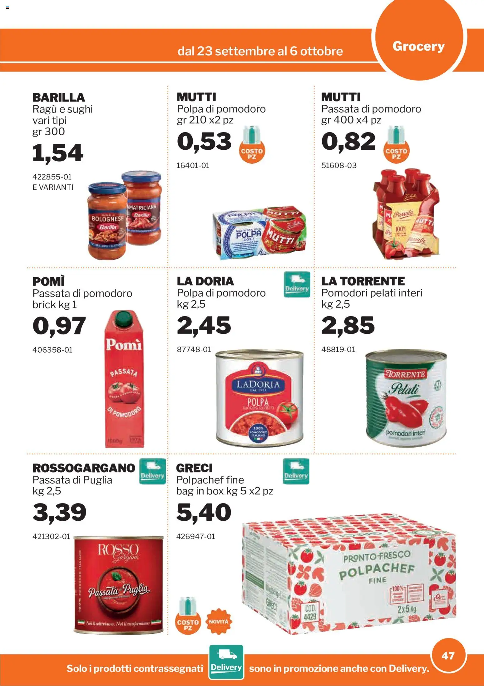 Sogegross volantino Volantino in Italy