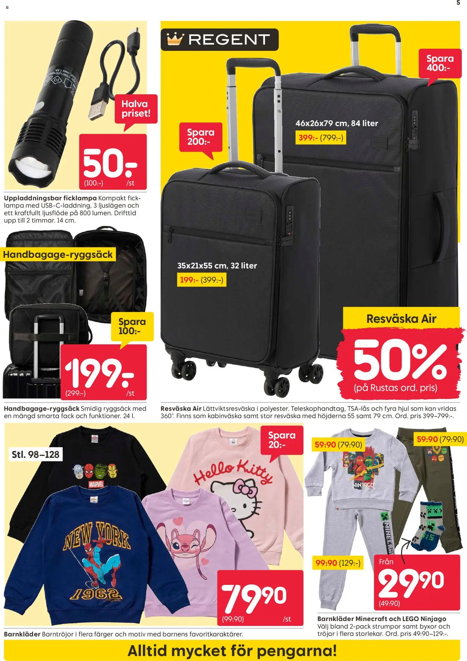 Rusta erbjudanden Reklamblad in Sverige