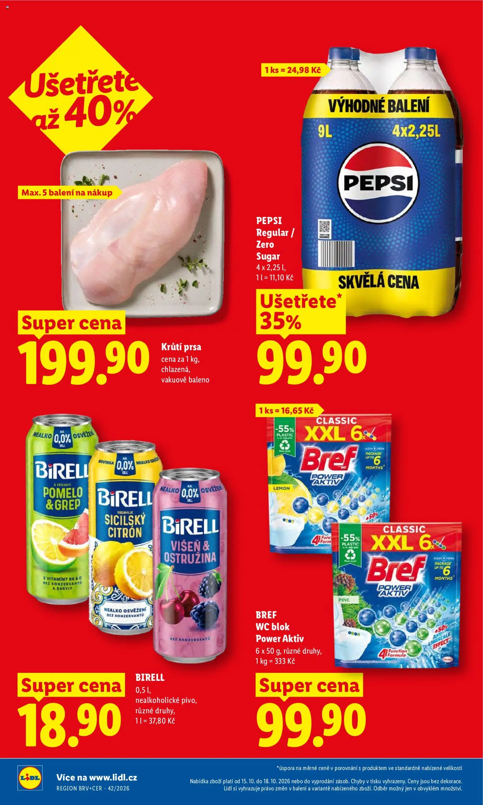Lidl leták Leták in Česko