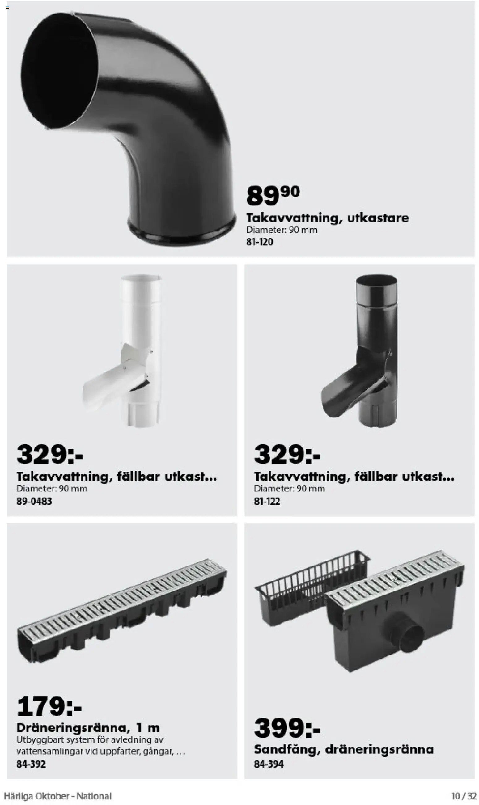 Biltema erbjudanden härliga oktober Reklamblad in Sverige