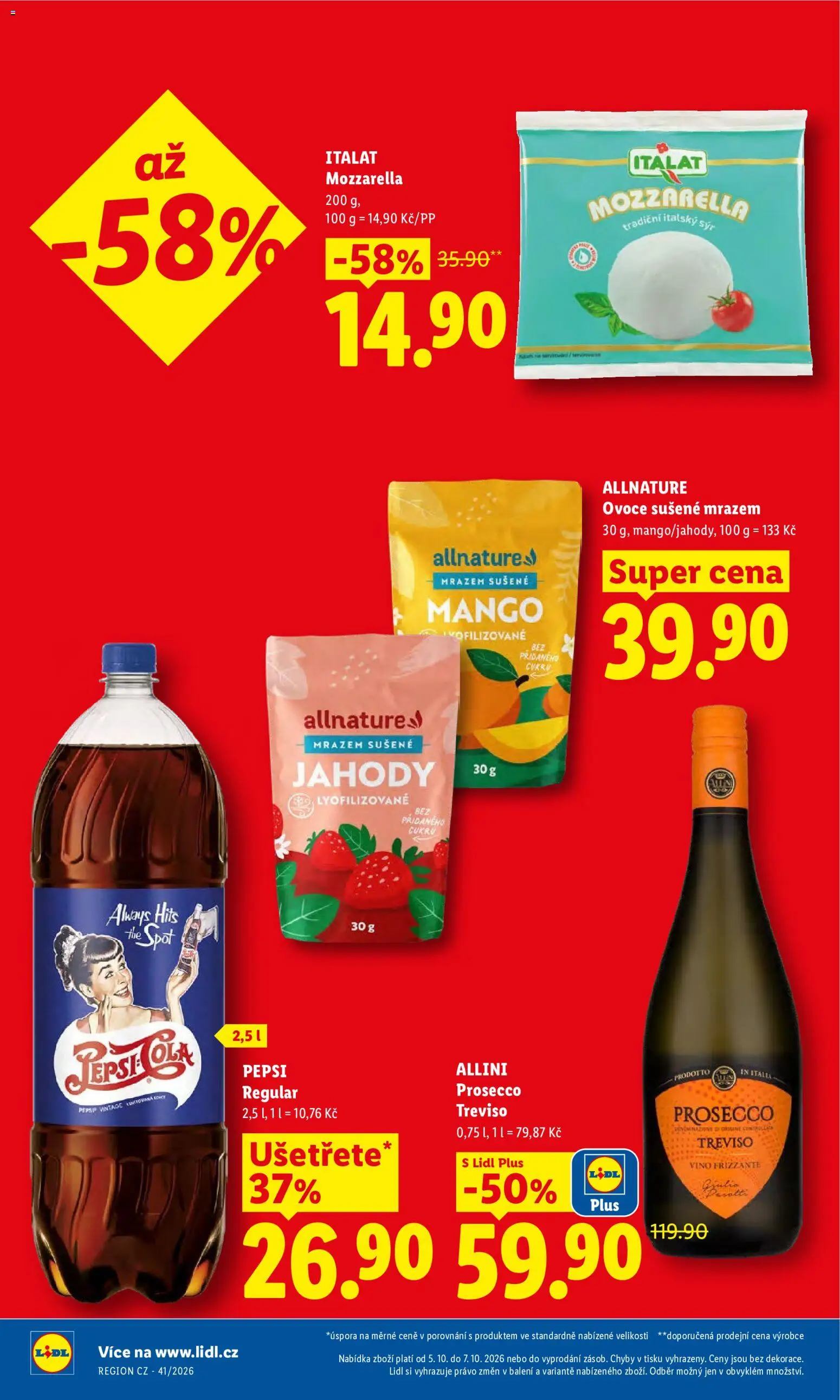 Lidl leták Leták in Česko