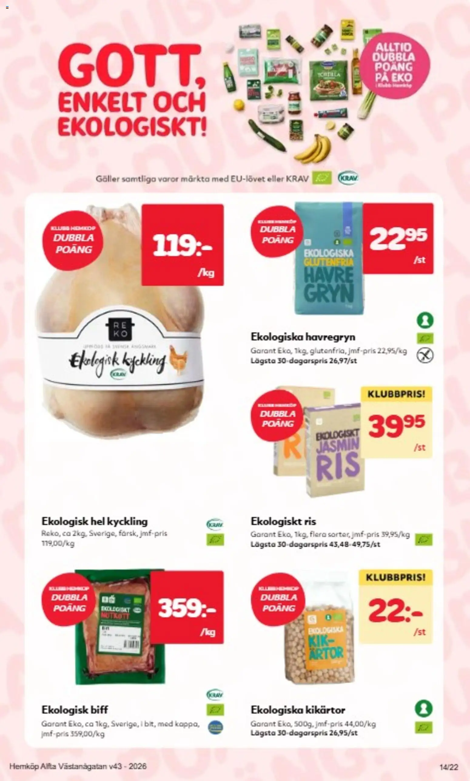 Hemköp erbjudanden Reklamblad in Sverige
