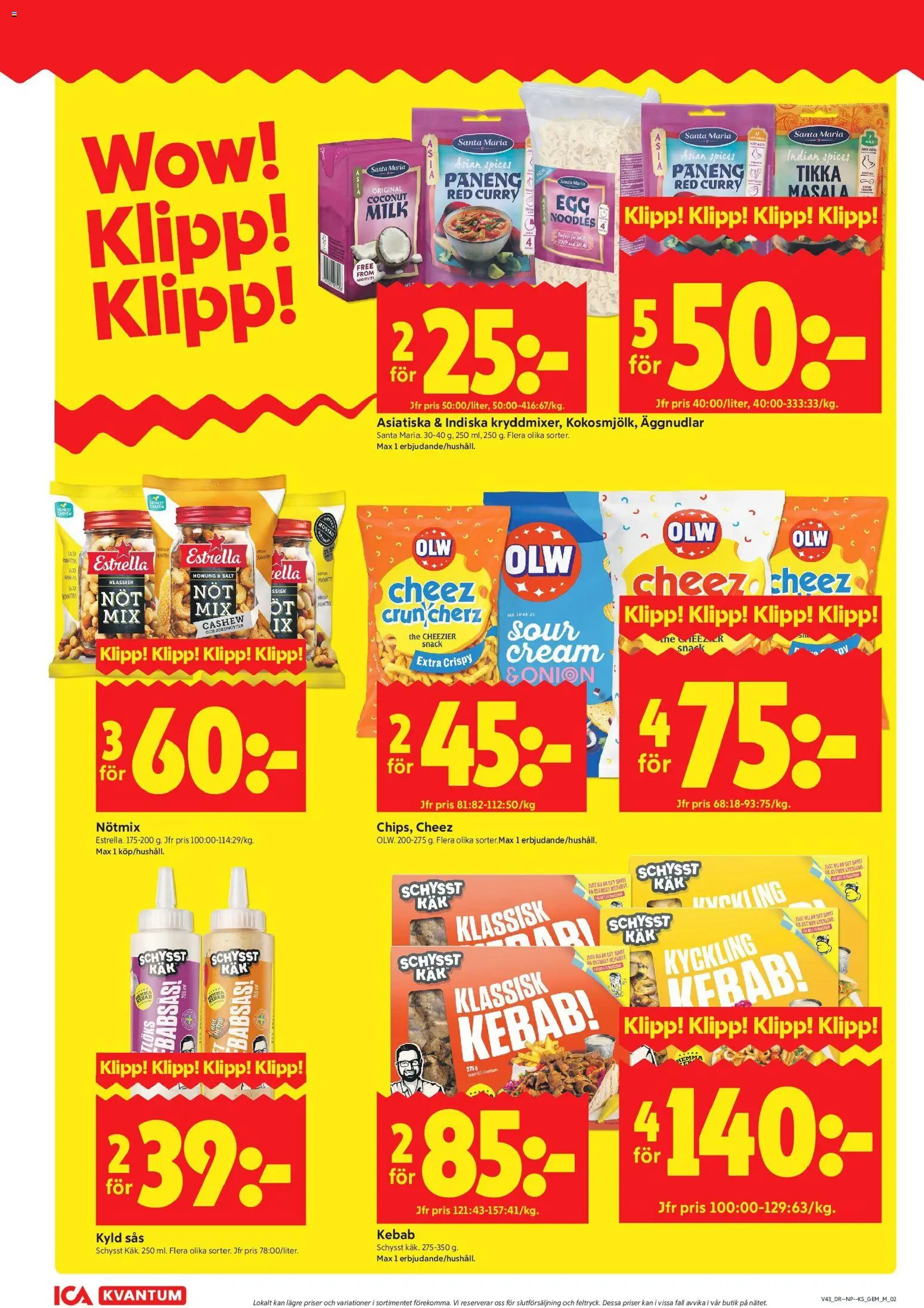 ICA Kvantum erbjudanden Reklamblad in Sverige