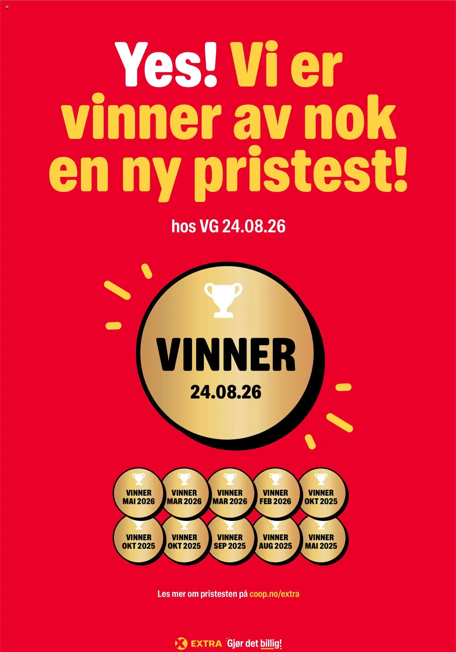 Coop Extra kundeavis Kundeavis in Norge