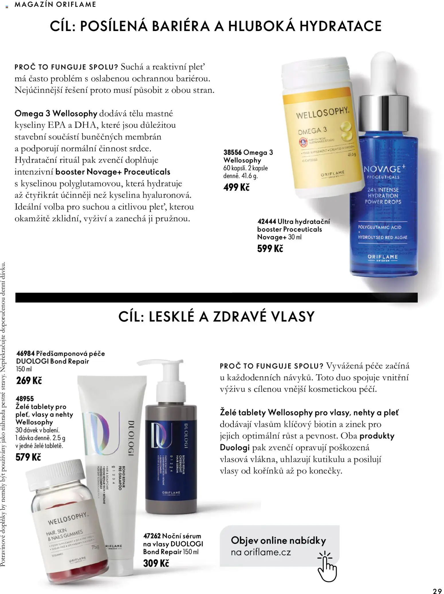 Oriflame katalog Novage+ Proceuticals Leták in Česko