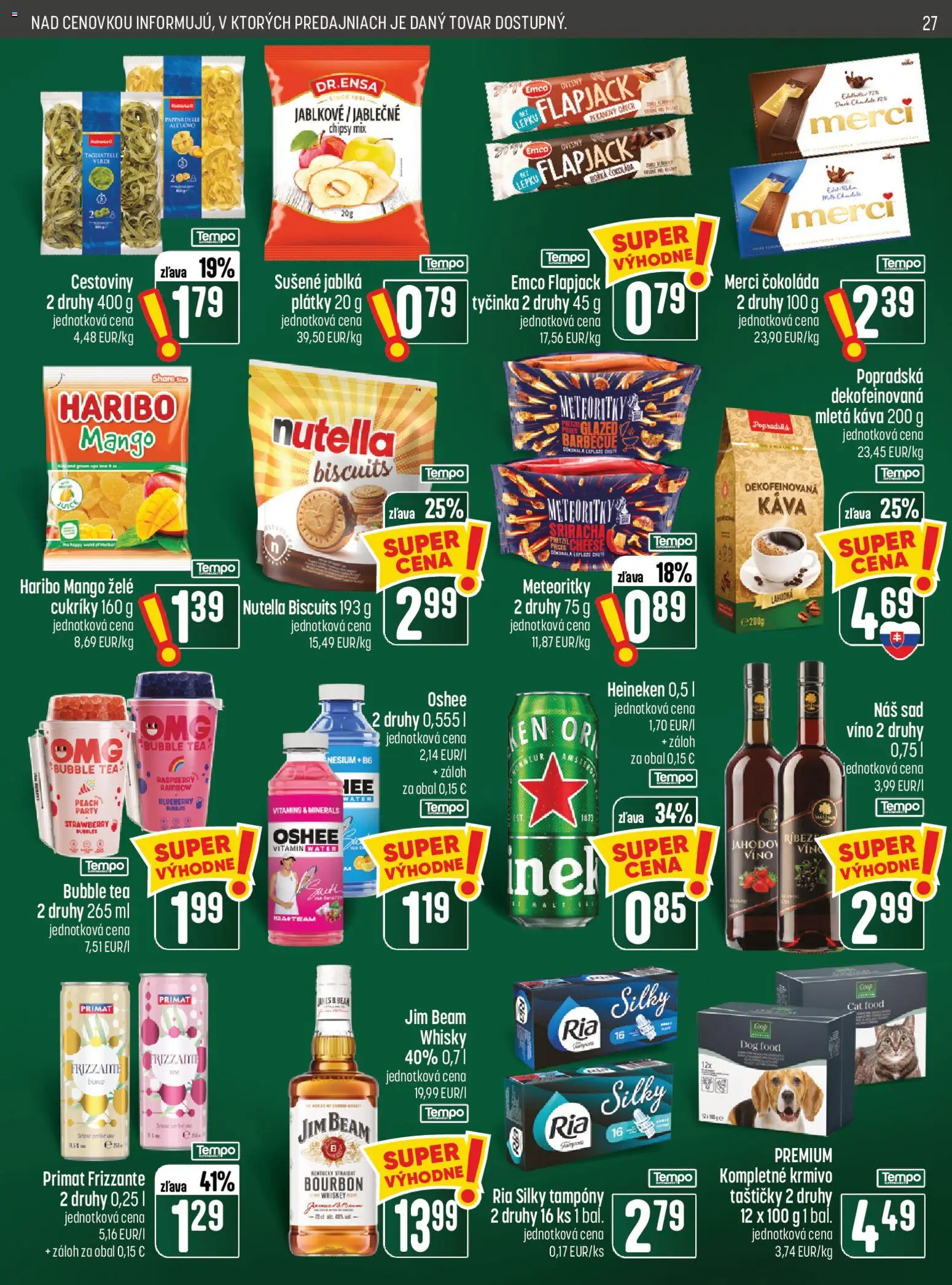 COOP Jednota leták Leták in Slovensko