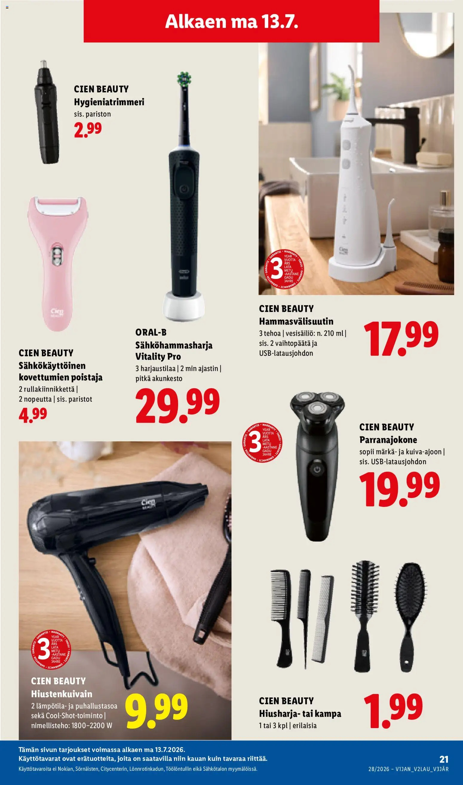 🛍️ Lidl tarjoukset alkaen 09/07/2026 » Katso huipputarjoukset ja säästä jo tänään! 💰 | Suomi
