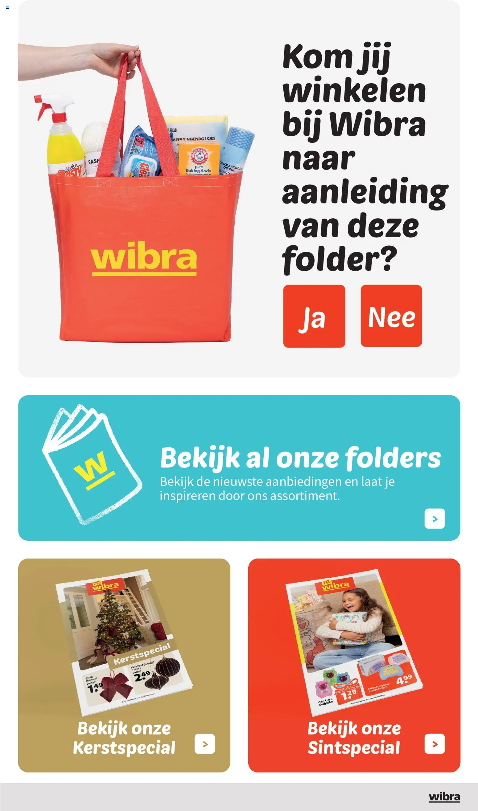 Wibra folder Folder in Nederland