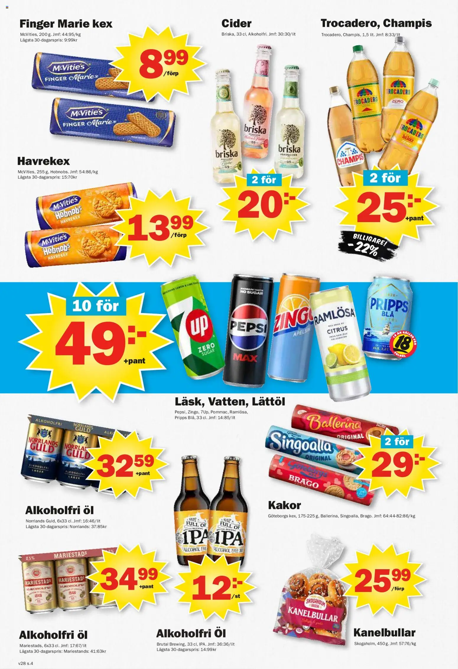 Nuvarande Pekås erbjudanden från 📣 06/07/2026 - 12/07/2026 📣 | Sverige