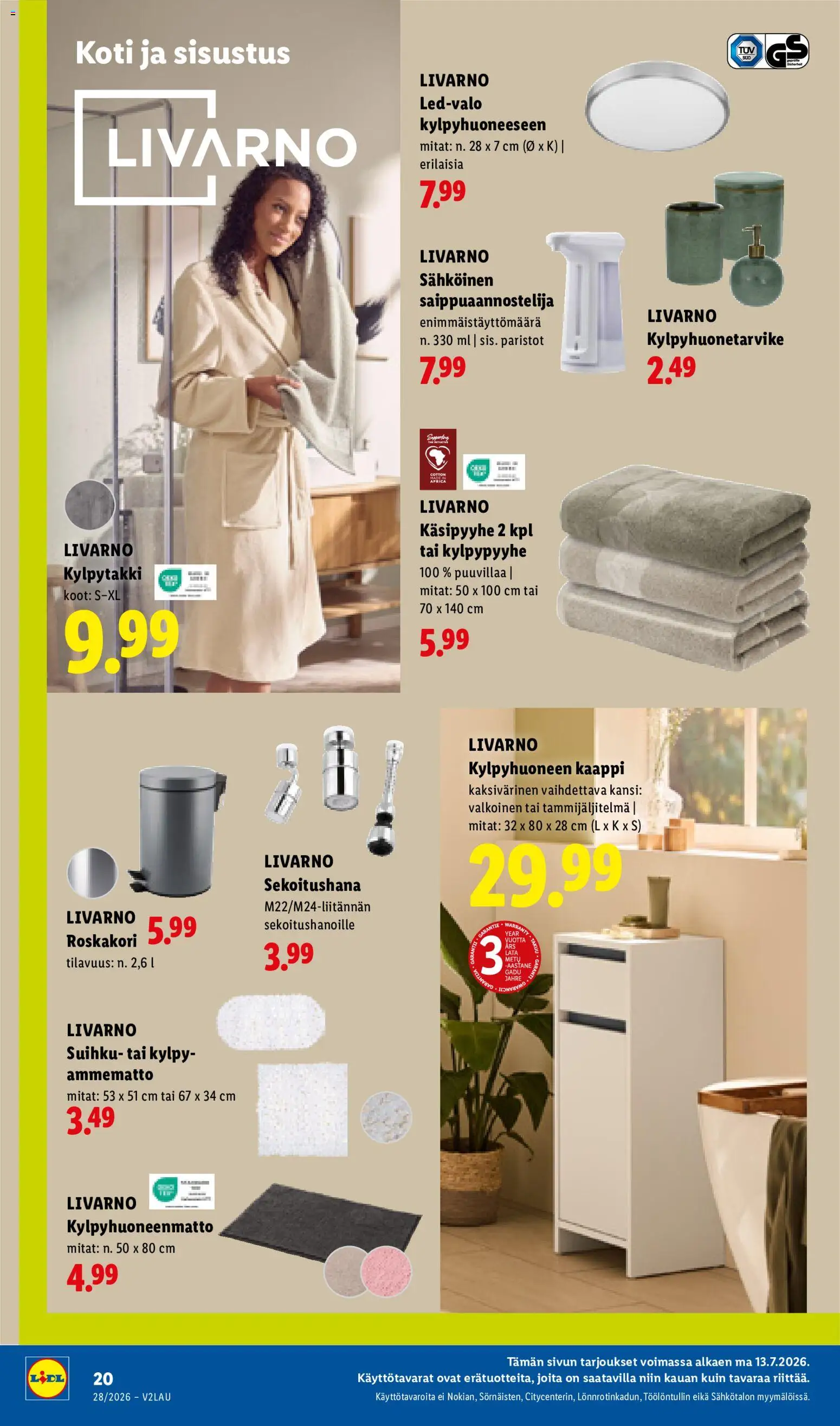 🛍️ Lidl tarjoukset alkaen 09/07/2026 » Katso huipputarjoukset ja säästä jo tänään! 💰 | Suomi