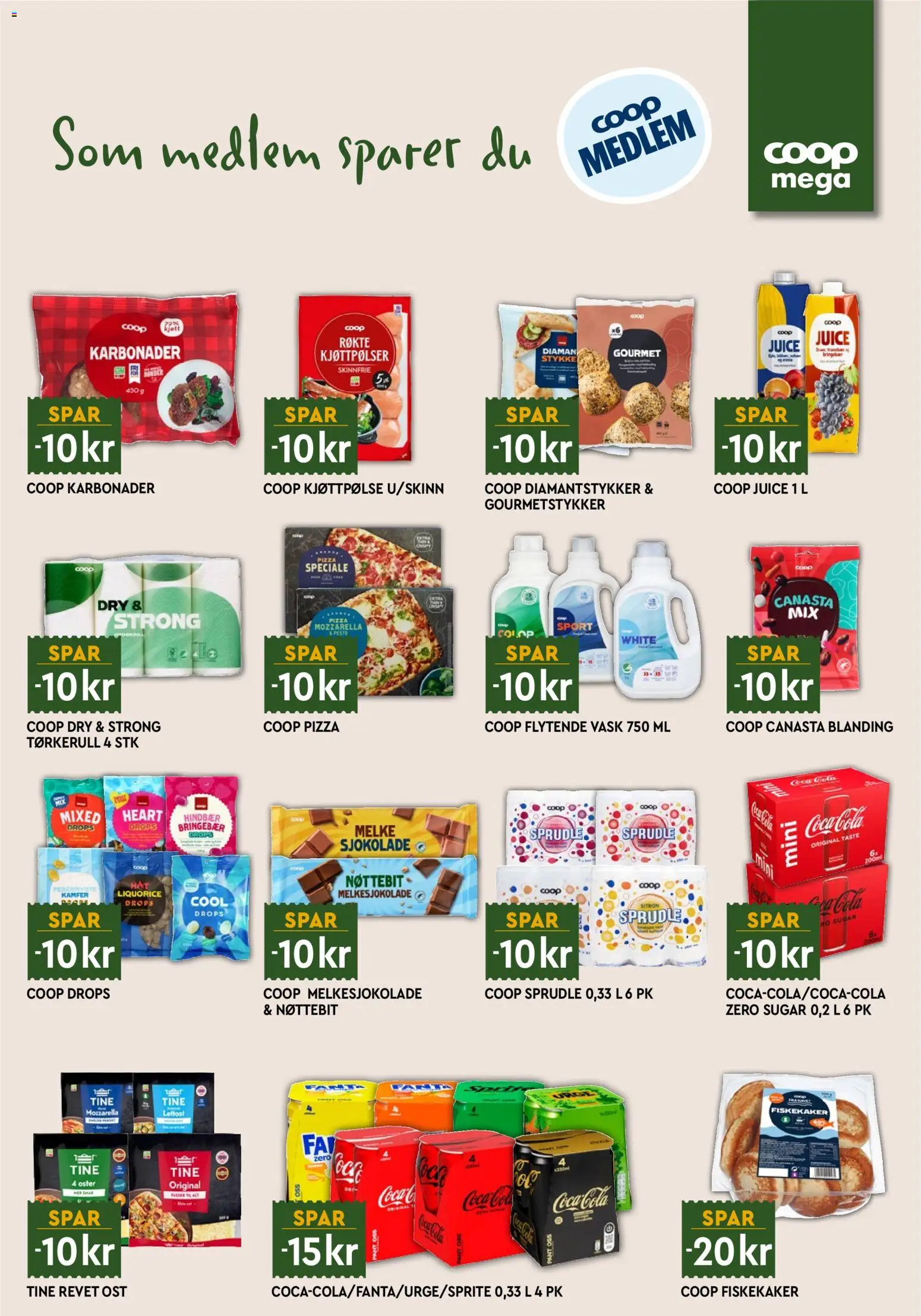 Coop Mega kundeavis Kundeavis in Norge