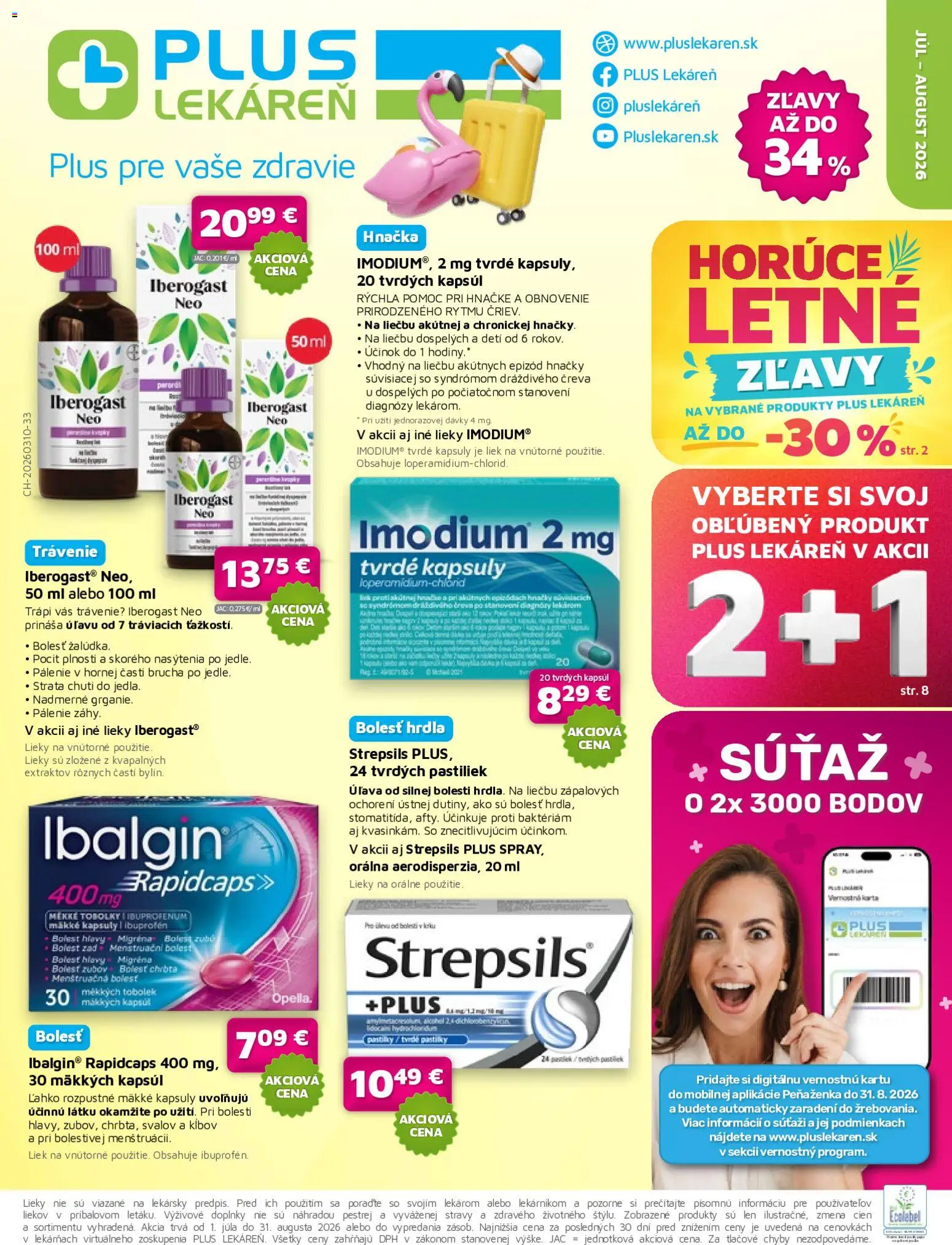 Plus lekáreň leták od 01.07.2026 » Pozrite si limitované zľavy a ušetrite ešte dnes! | Slovensko