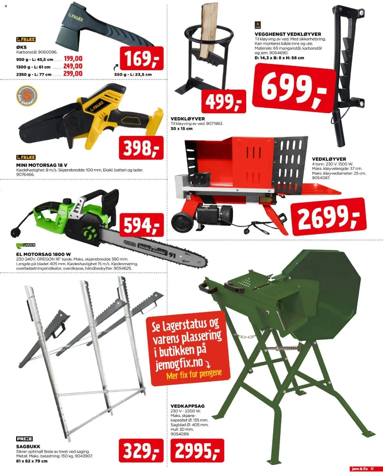 Jem & Fix kundeavis Kundeavis in Norge