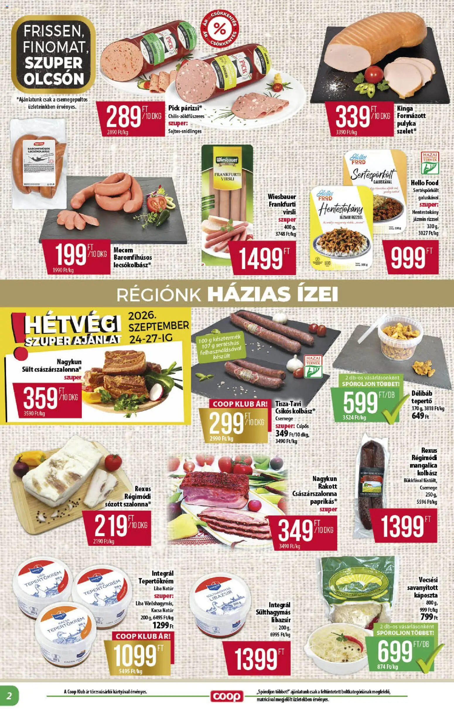 COOP akciós újság Akciós újság in Magyarország