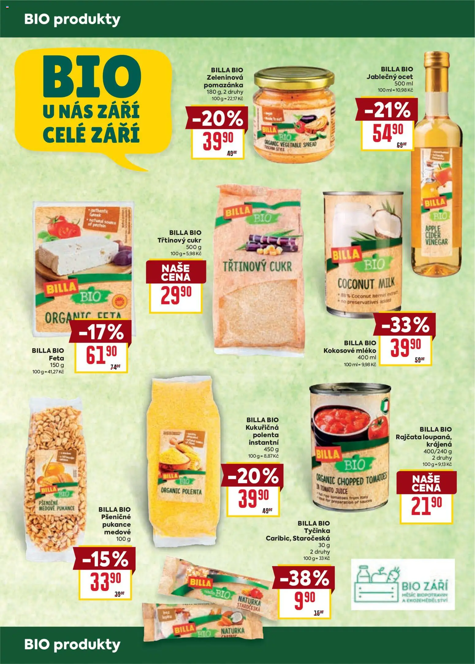 Billa Velký leták Leták in Česko