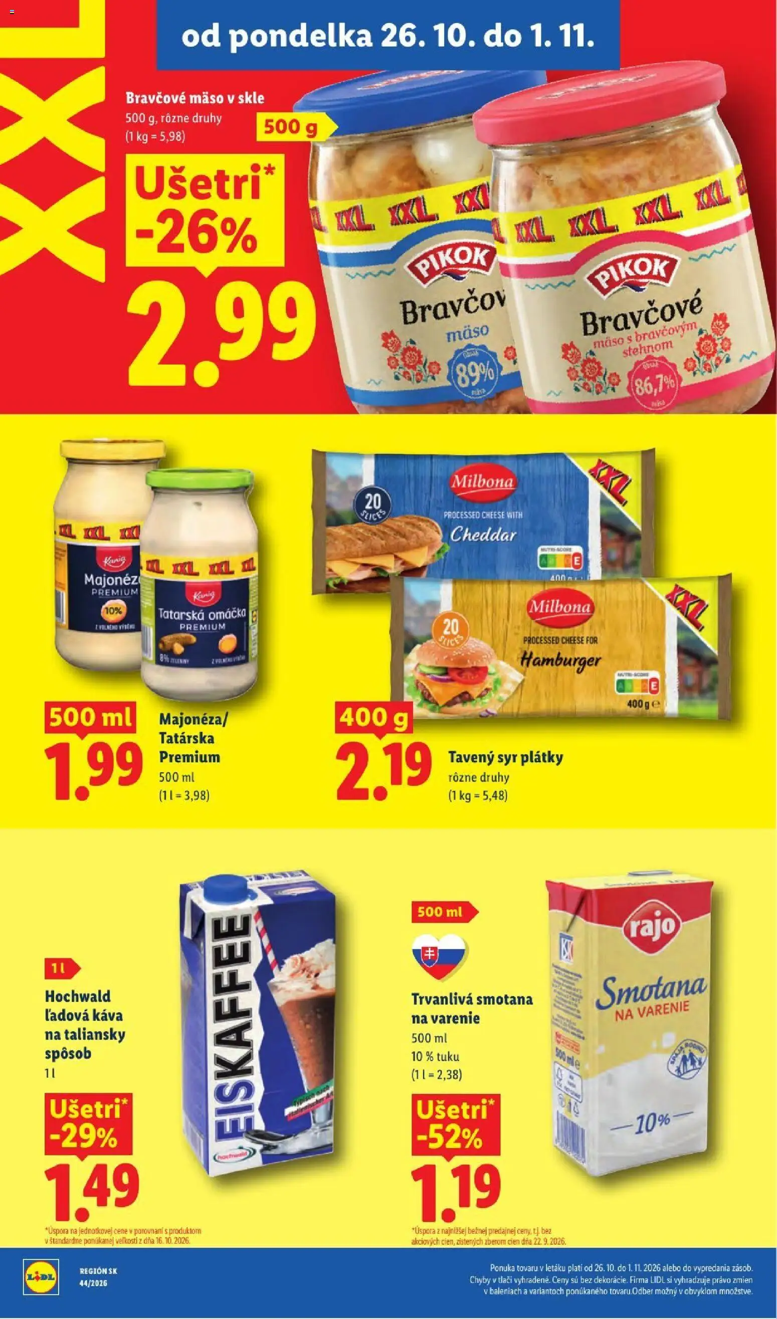 Lidl leták Leták in Slovensko