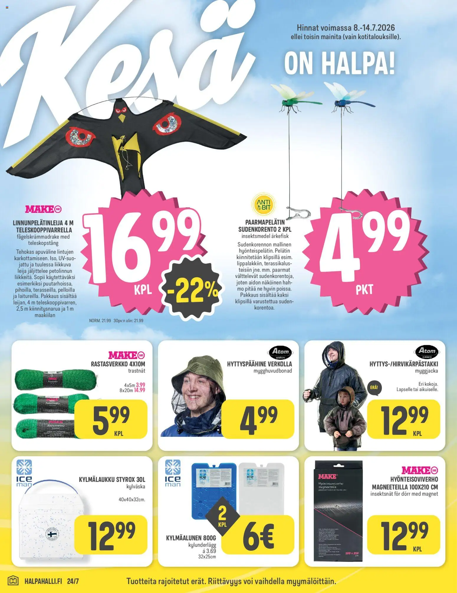 🛍️ Halpa Halli tarjoukset alkaen 08/07/2026 » Katso huipputarjoukset ja säästä jo tänään! 💰 | Suomi