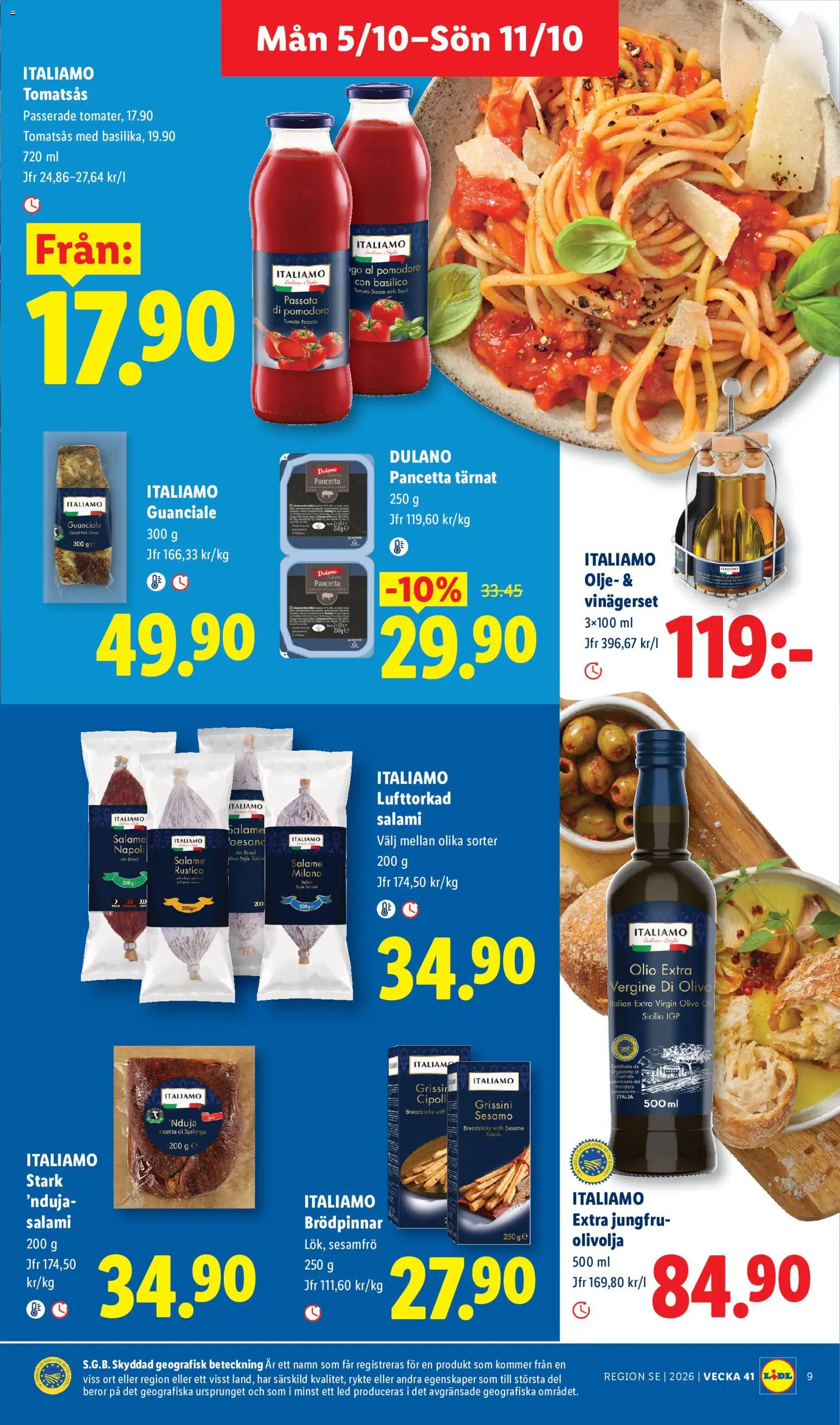 Lidl erbjudanden Reklamblad in Sverige
