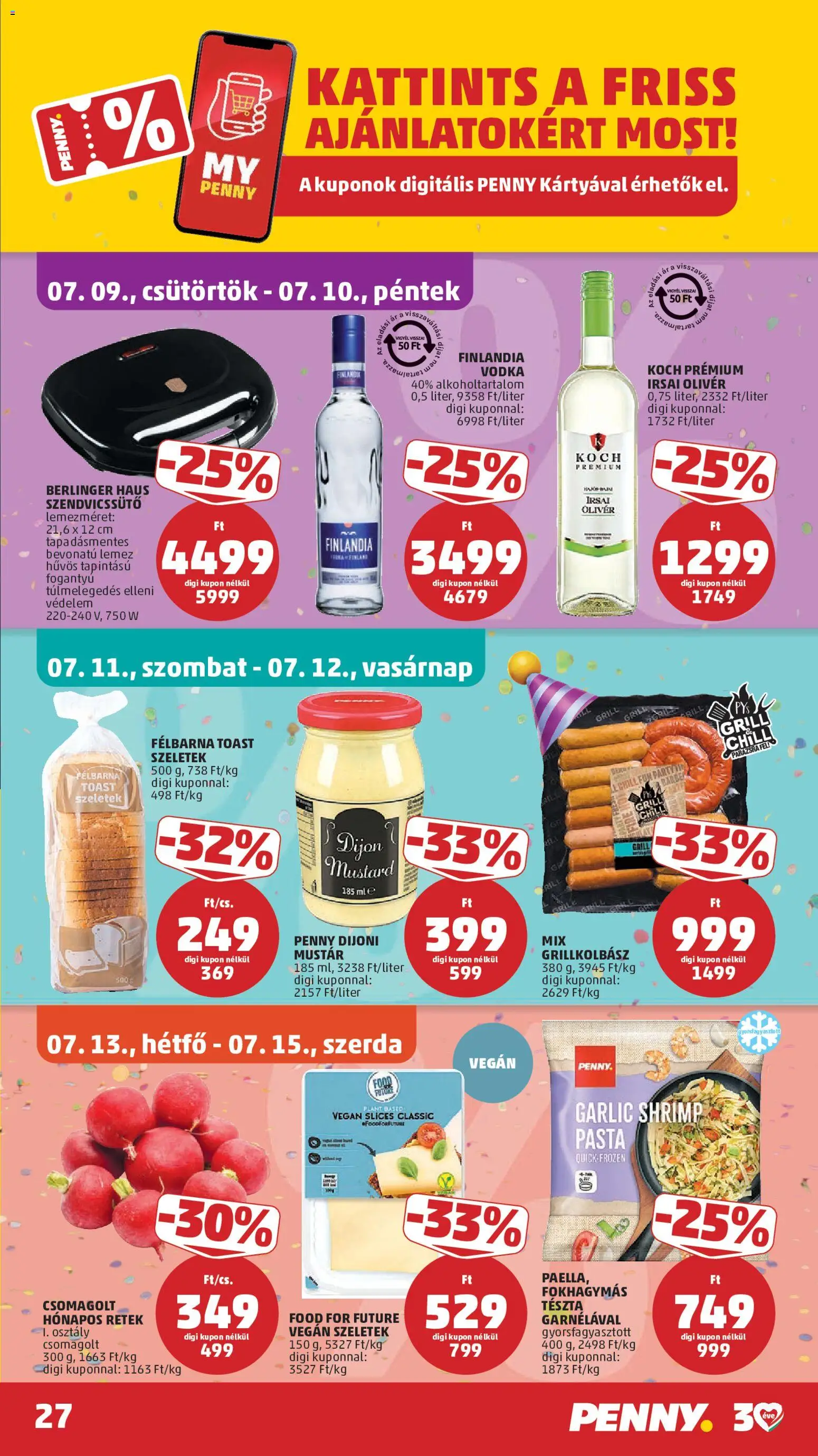 PENNY Akciós Újság 2026.07.09.-tól/töl - fantasztikus ajánlatokat! 🛍️ | Magyarország