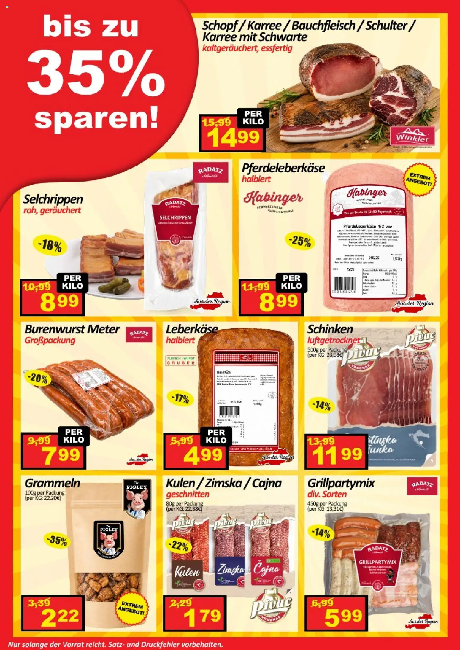 Die besten Angebote | Wurstico Abholmarkt Flugblatt ab 02.07.2026 | - Jetzt stöbern! | Österreich