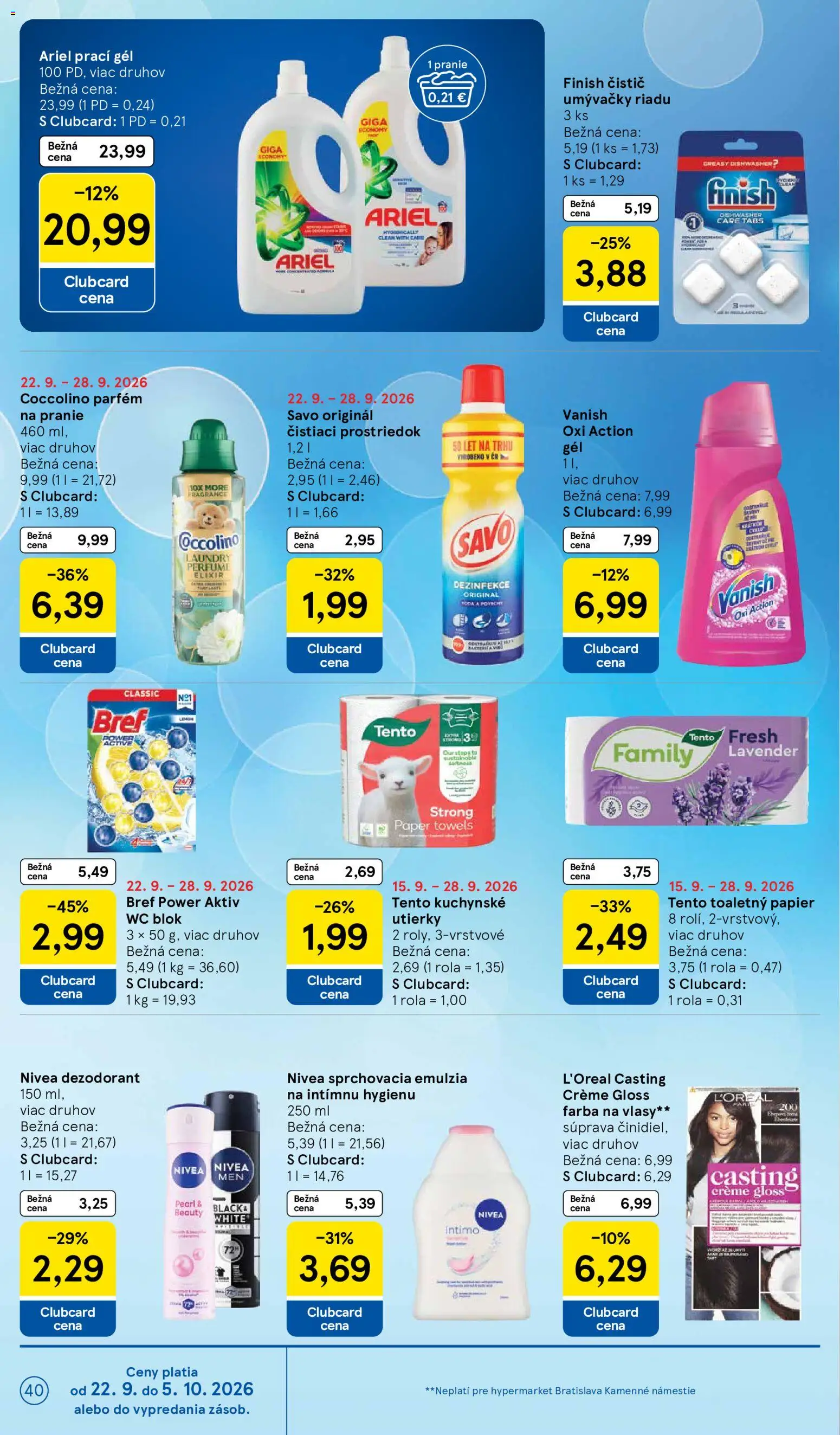 Tesco Hypermarket - leták Leták in Slovensko