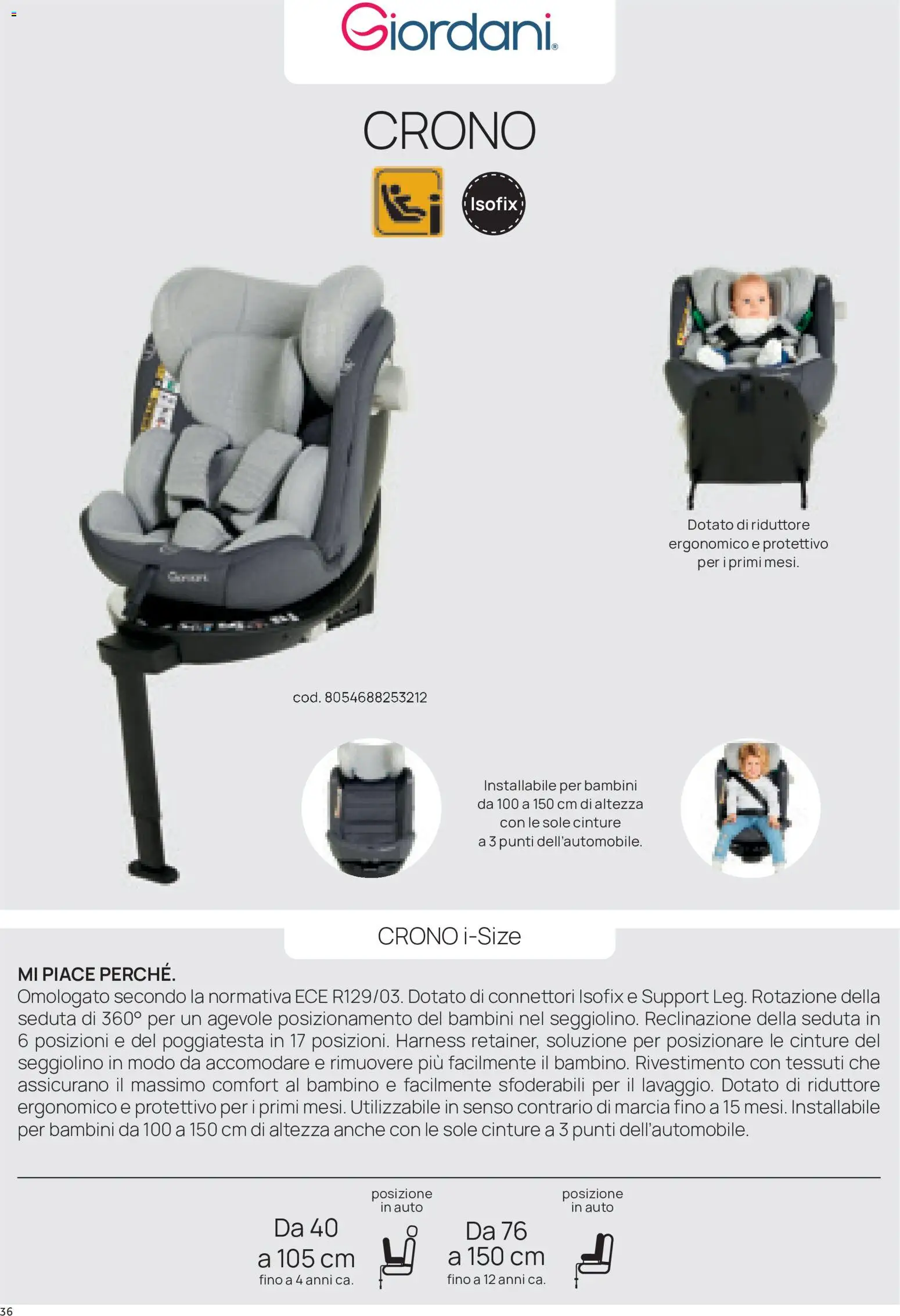 Prenatal volantino Seggiolini auto Volantino in Italy