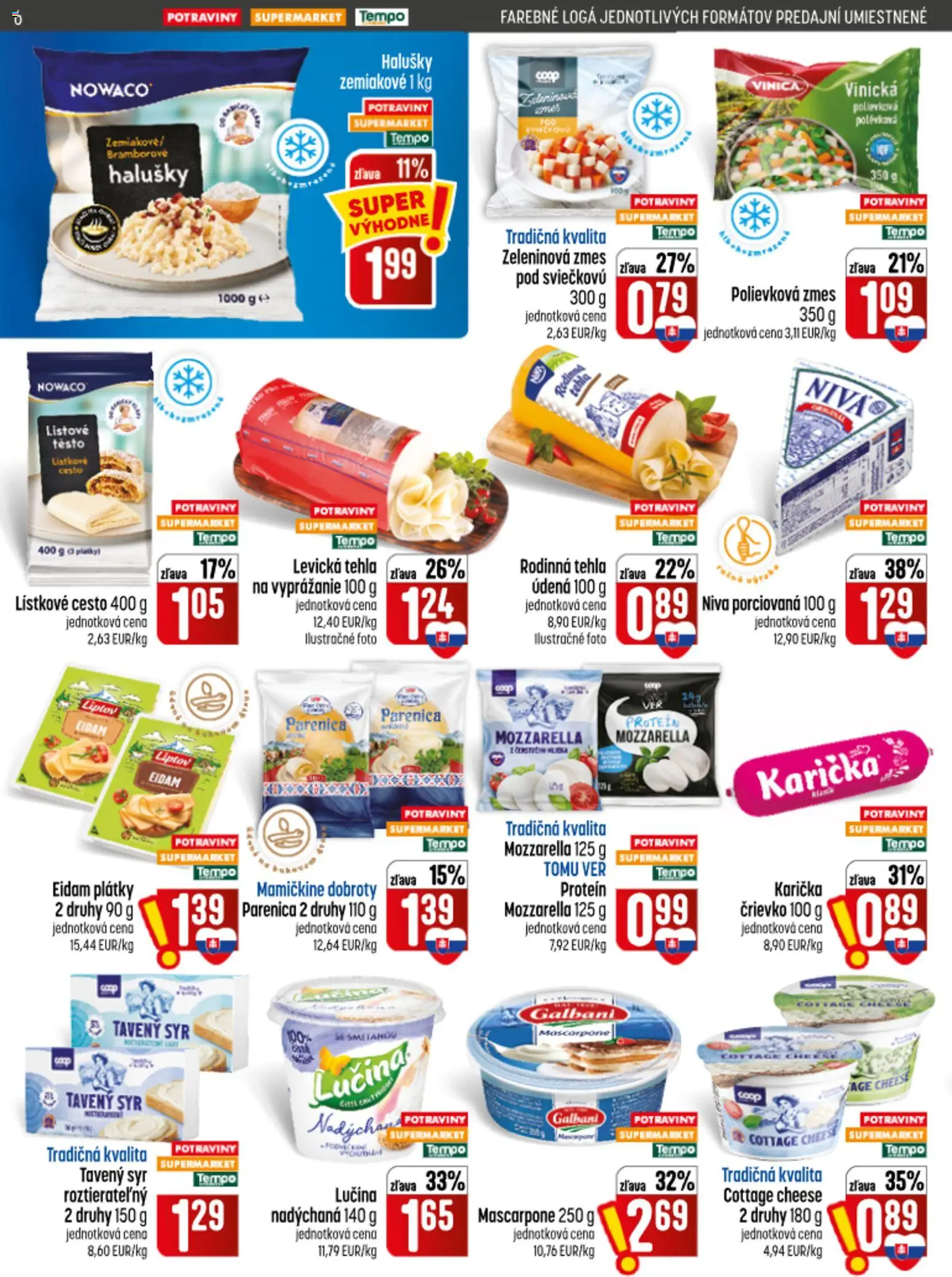 COOP Jednota leták Leták in Slovensko