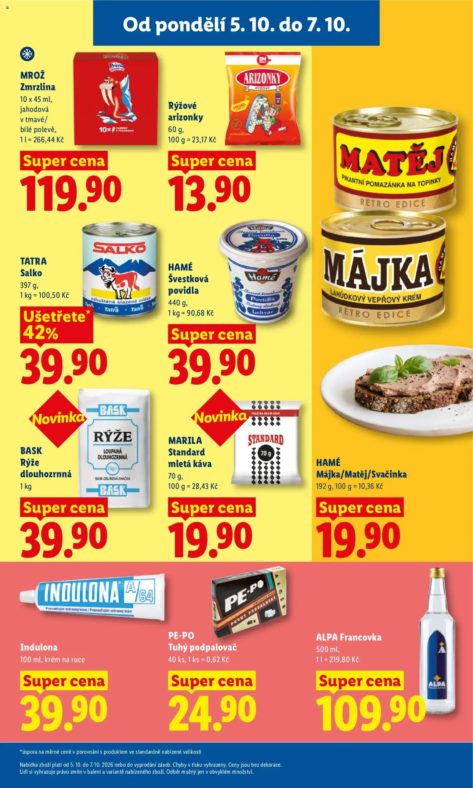 Lidl leták Leták in Česko