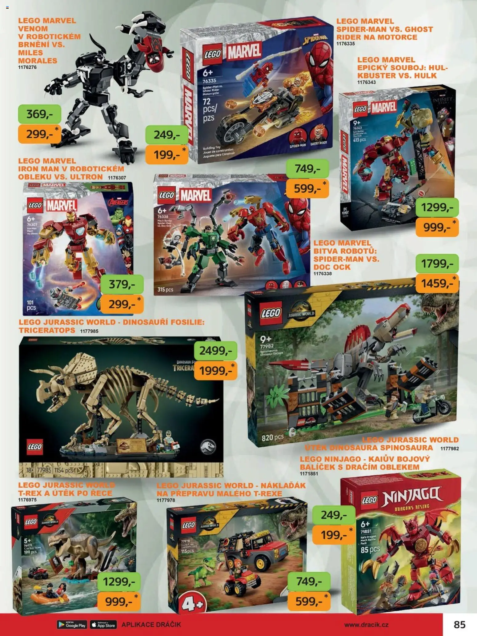Dráčik katalog - Vánoce Leták in Česko