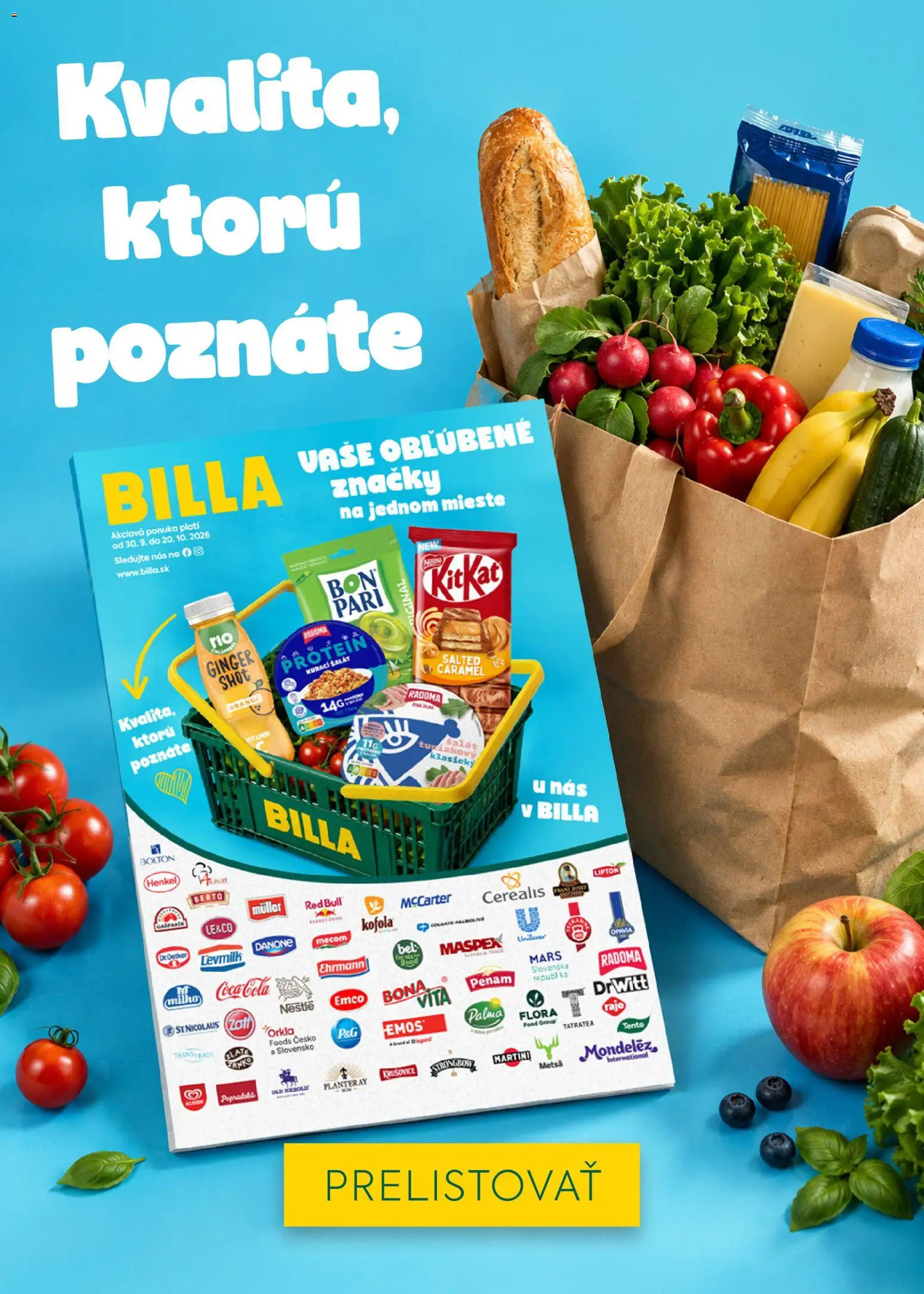 Billa leták Leták in Slovensko