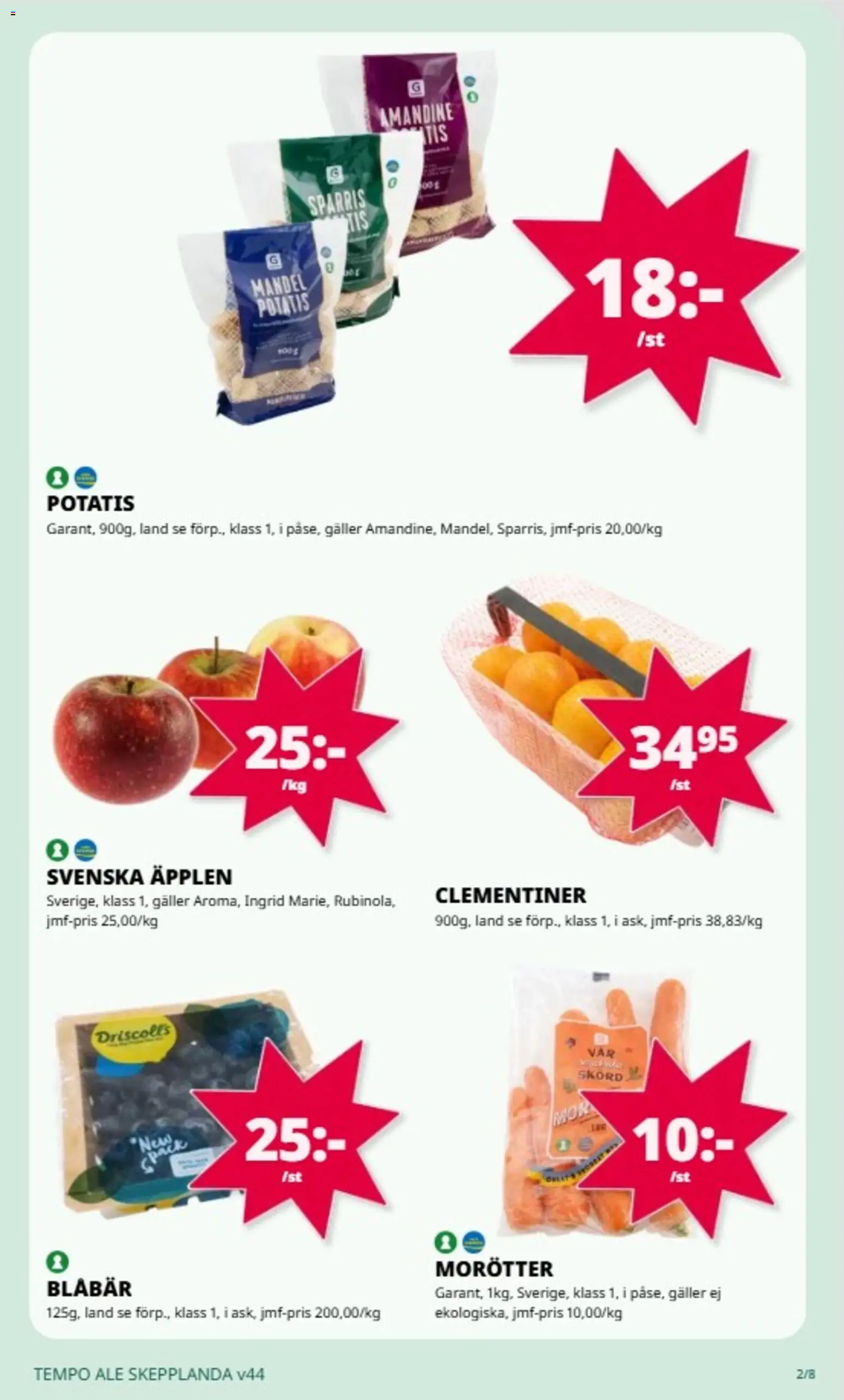 Tempo erbjudanden Reklamblad in Sverige